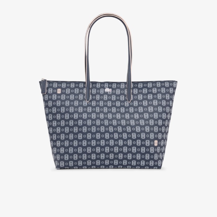 Εικόνα της Γυναικεία Large L.12.12 Concept Print Tote Τσάντα 