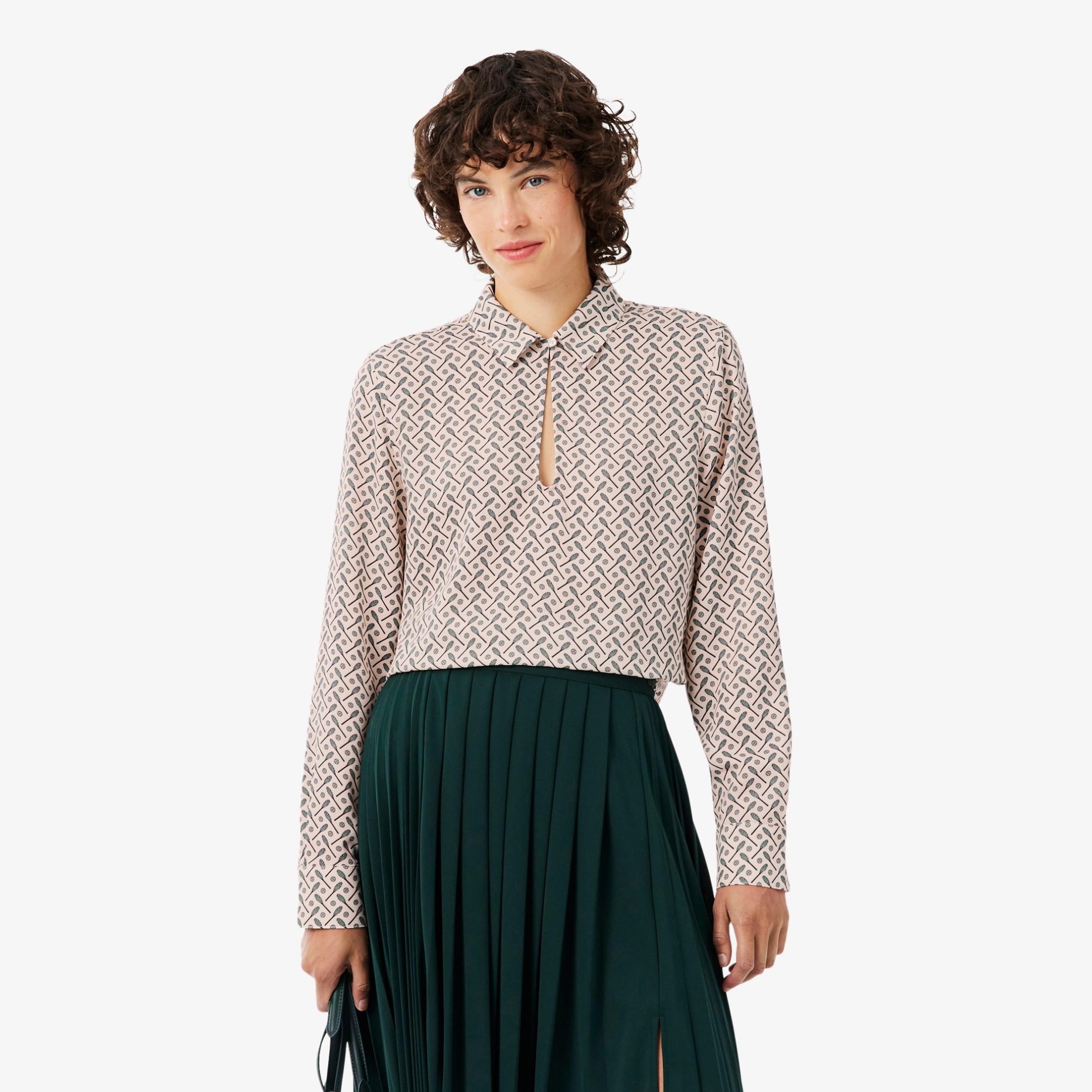Εικόνα της Γυναικείο Printed Popover Πουκάμισο Regular Fit 