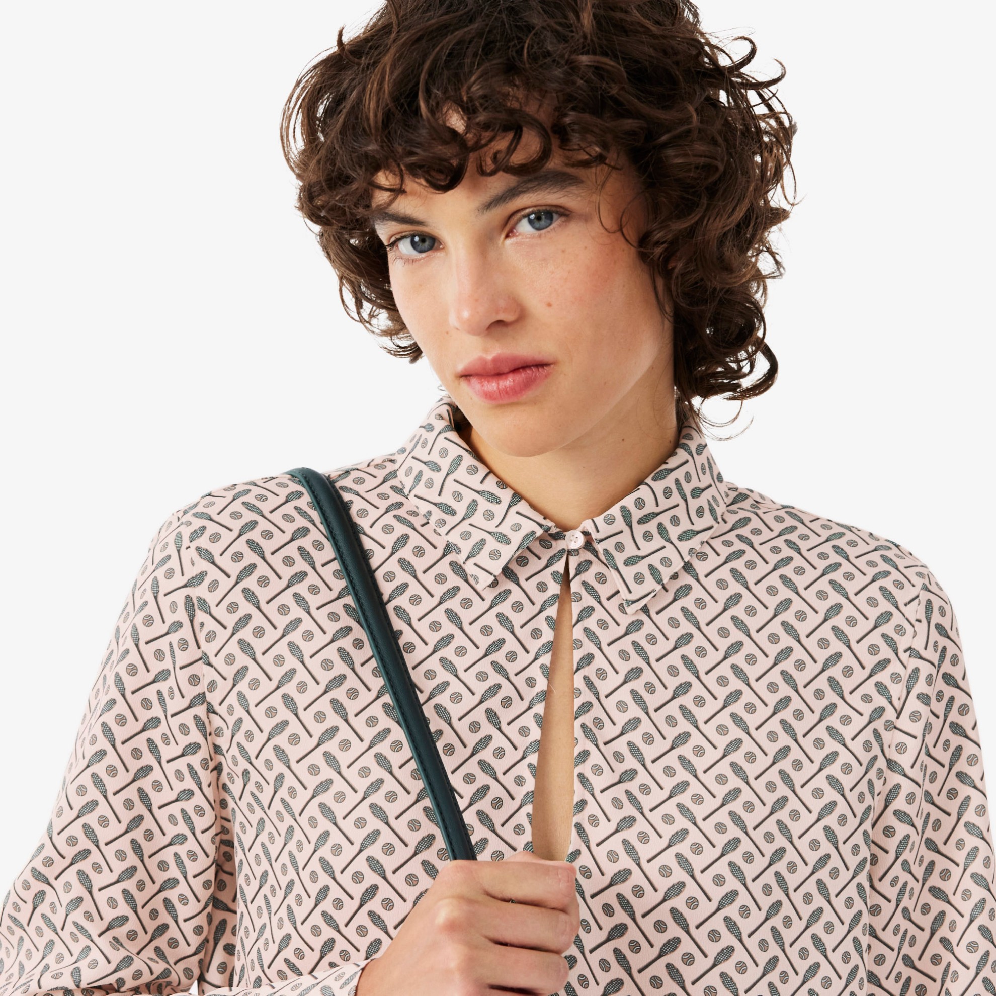 Εικόνα της Γυναικείο Printed Popover Πουκάμισο Regular Fit 