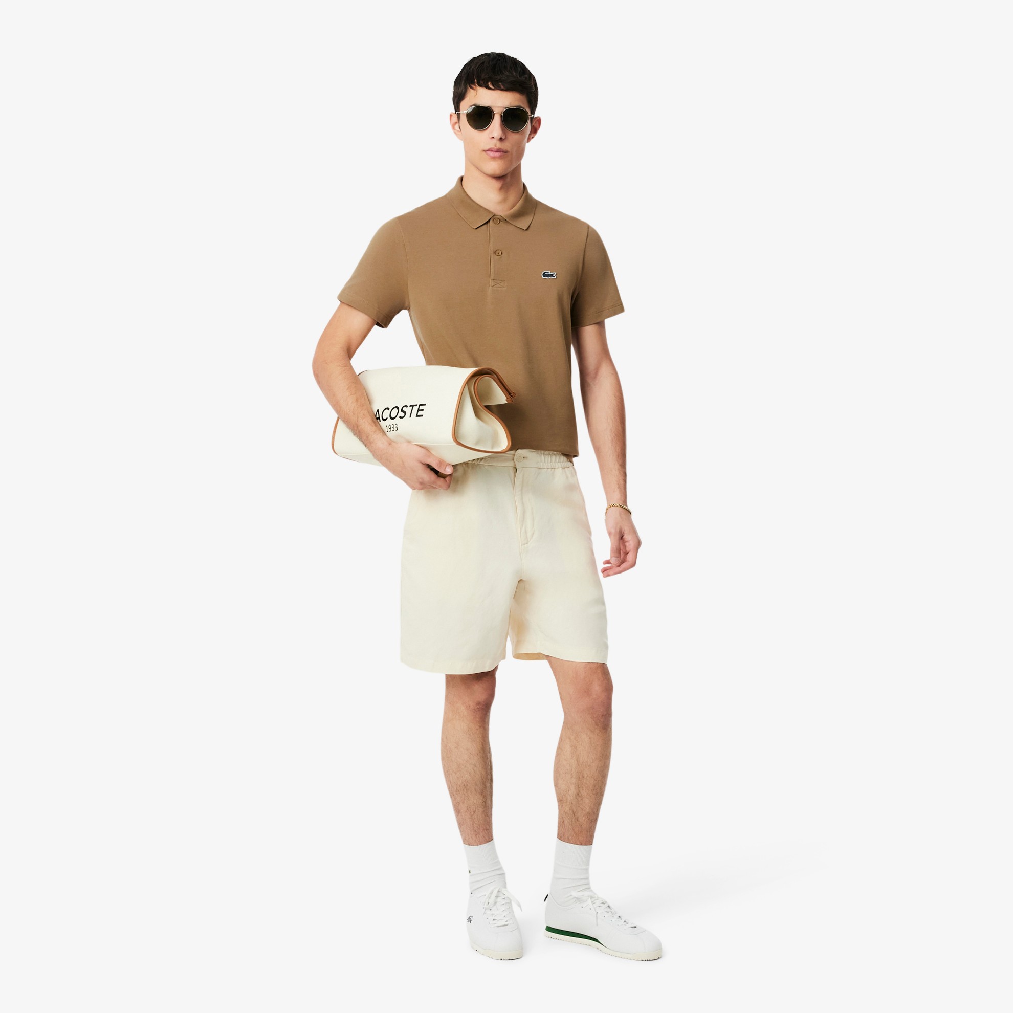 Εικόνα της Ανδρική Cotton Blend Polo Μπλούζα Regular Fit 