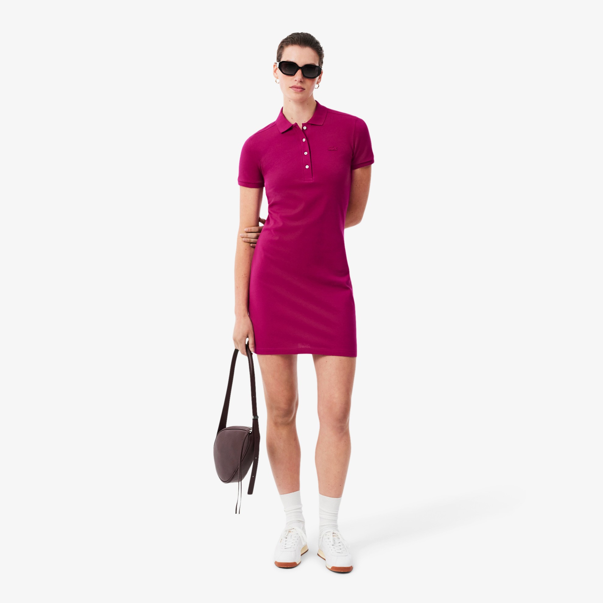 Εικόνα της Γυναικείο Stretch Cotton Piqué Polo Φόρεμα