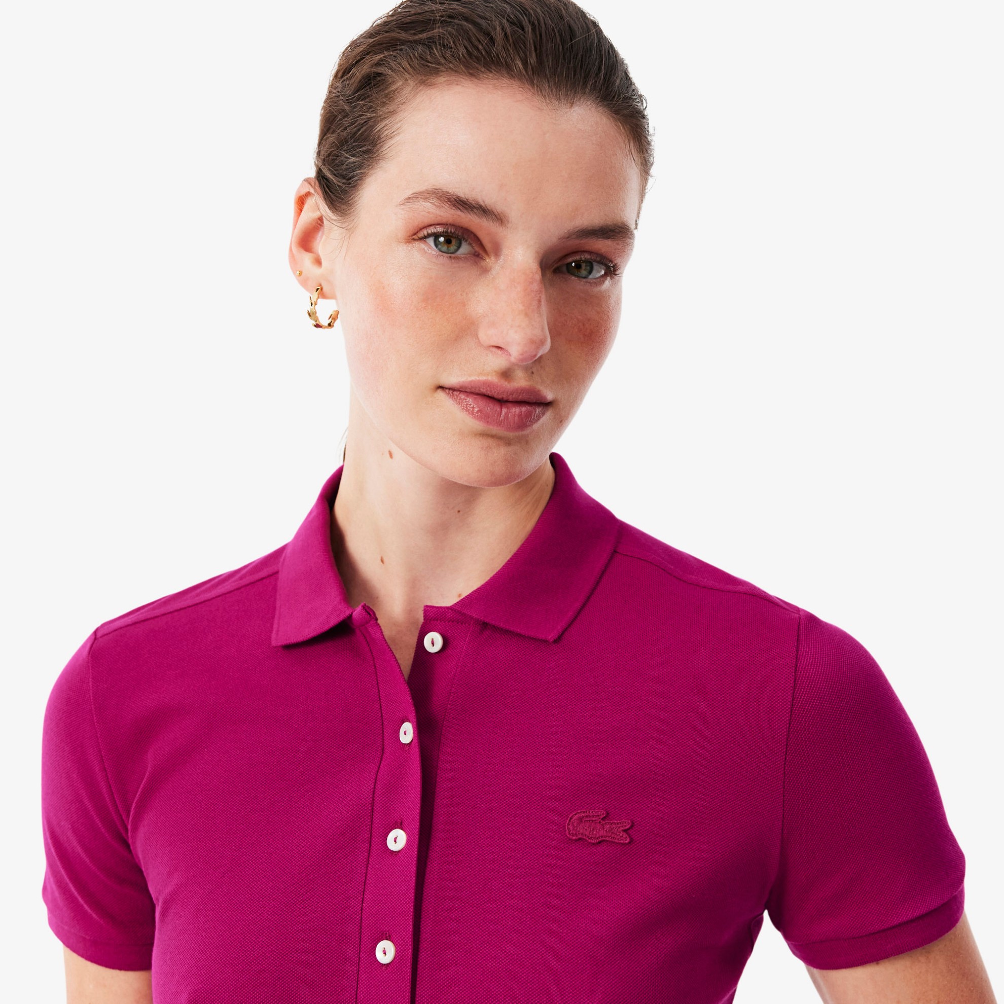 Εικόνα της Γυναικείο Stretch Cotton Piqué Polo Φόρεμα