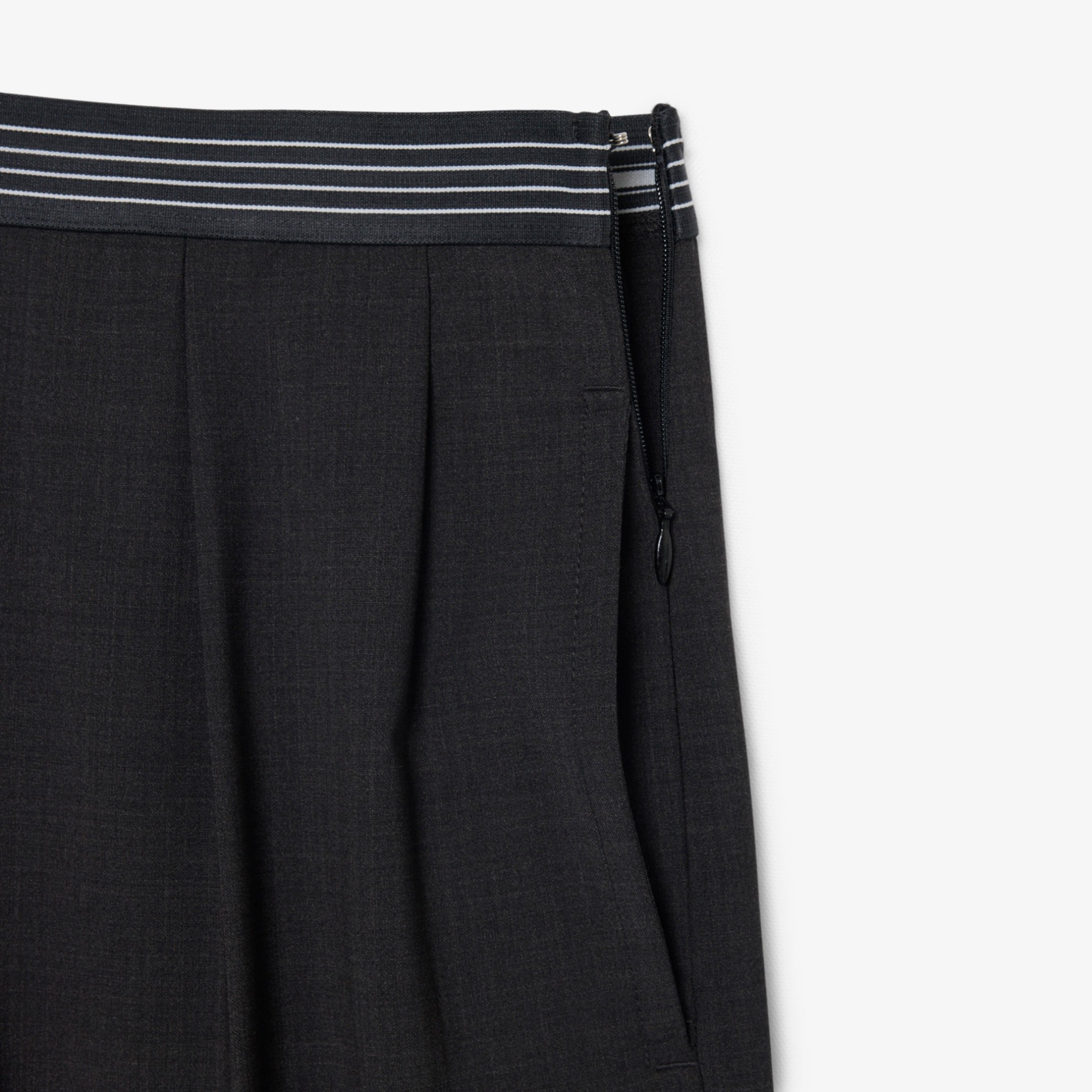 Εικόνα της Γυναικείο Oversized Wool Blend Pleated Παντελόνι