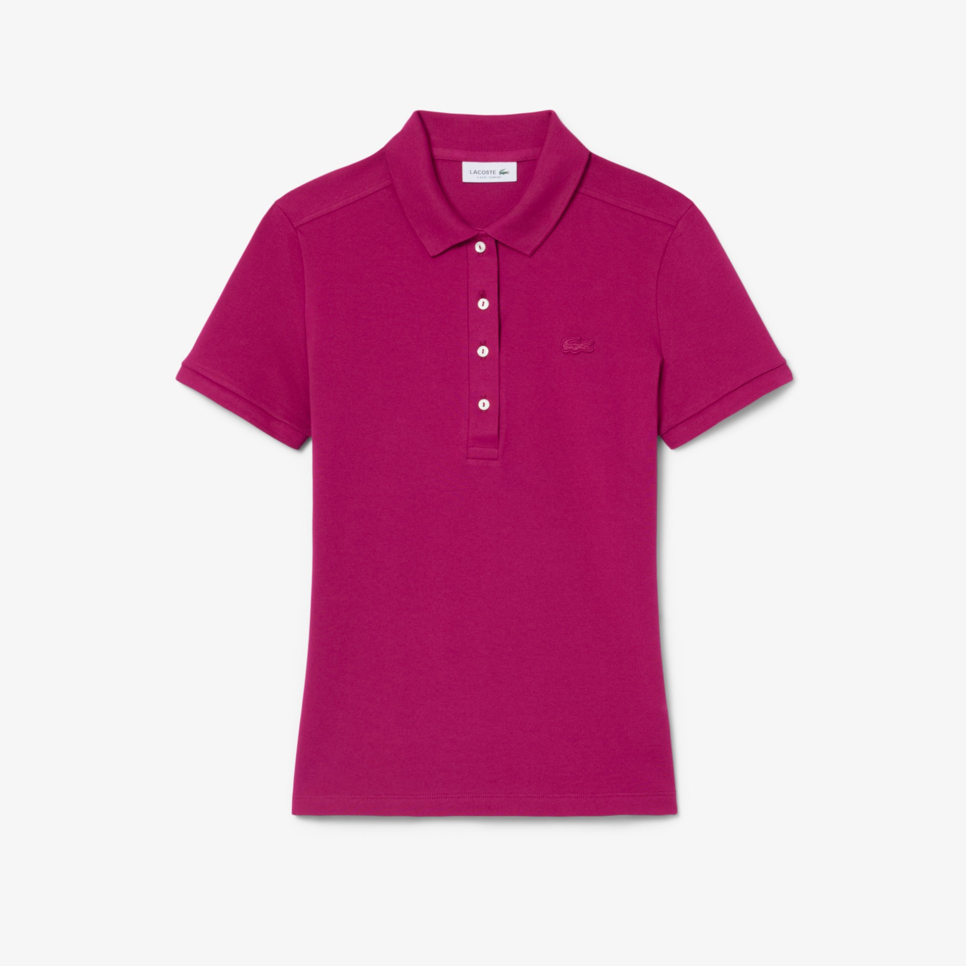 Εικόνα της Γυναικεία Stretch Cotton Piqué Polo Μπλούζα Slim Fit