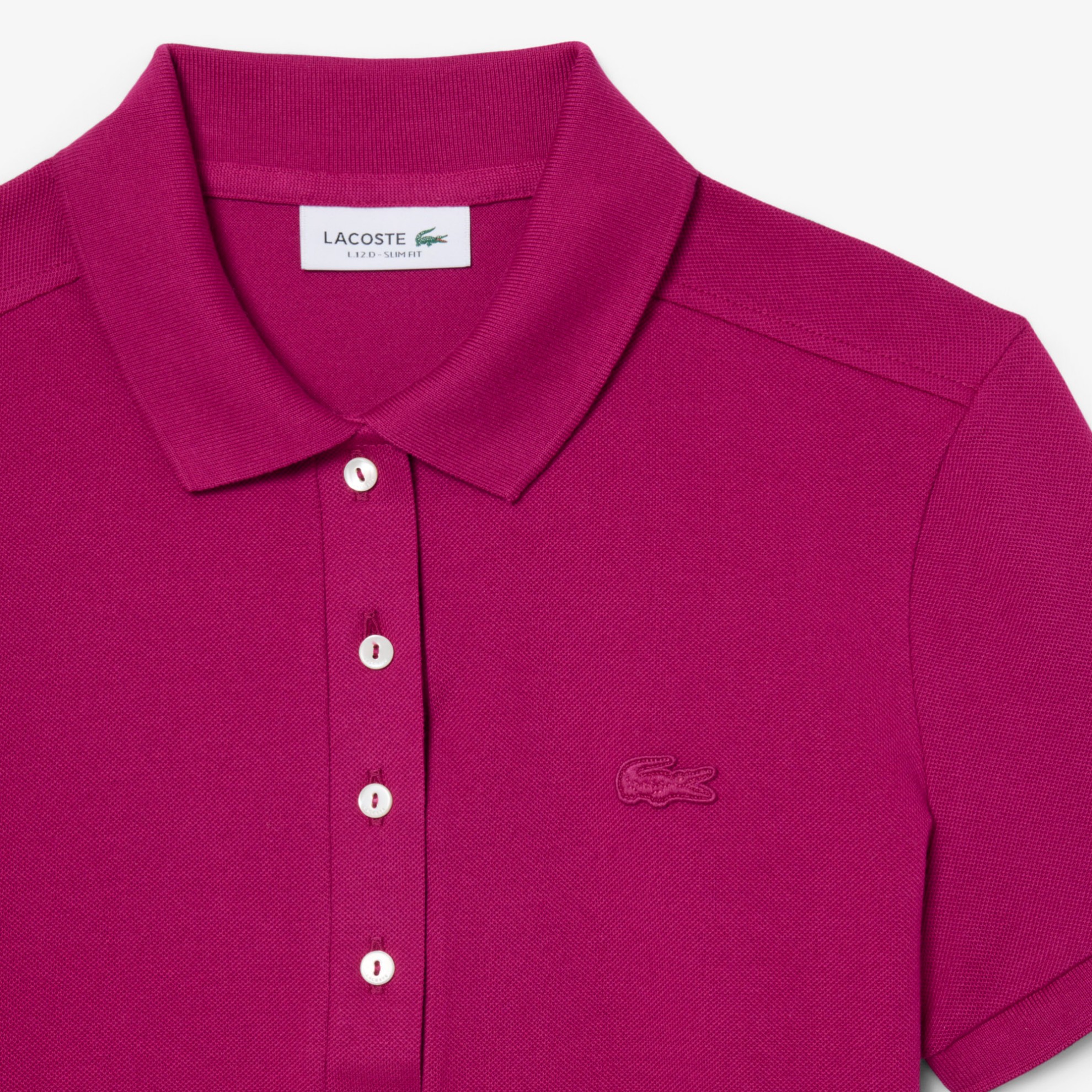 Εικόνα της Γυναικεία Stretch Cotton Piqué Polo Μπλούζα Slim Fit