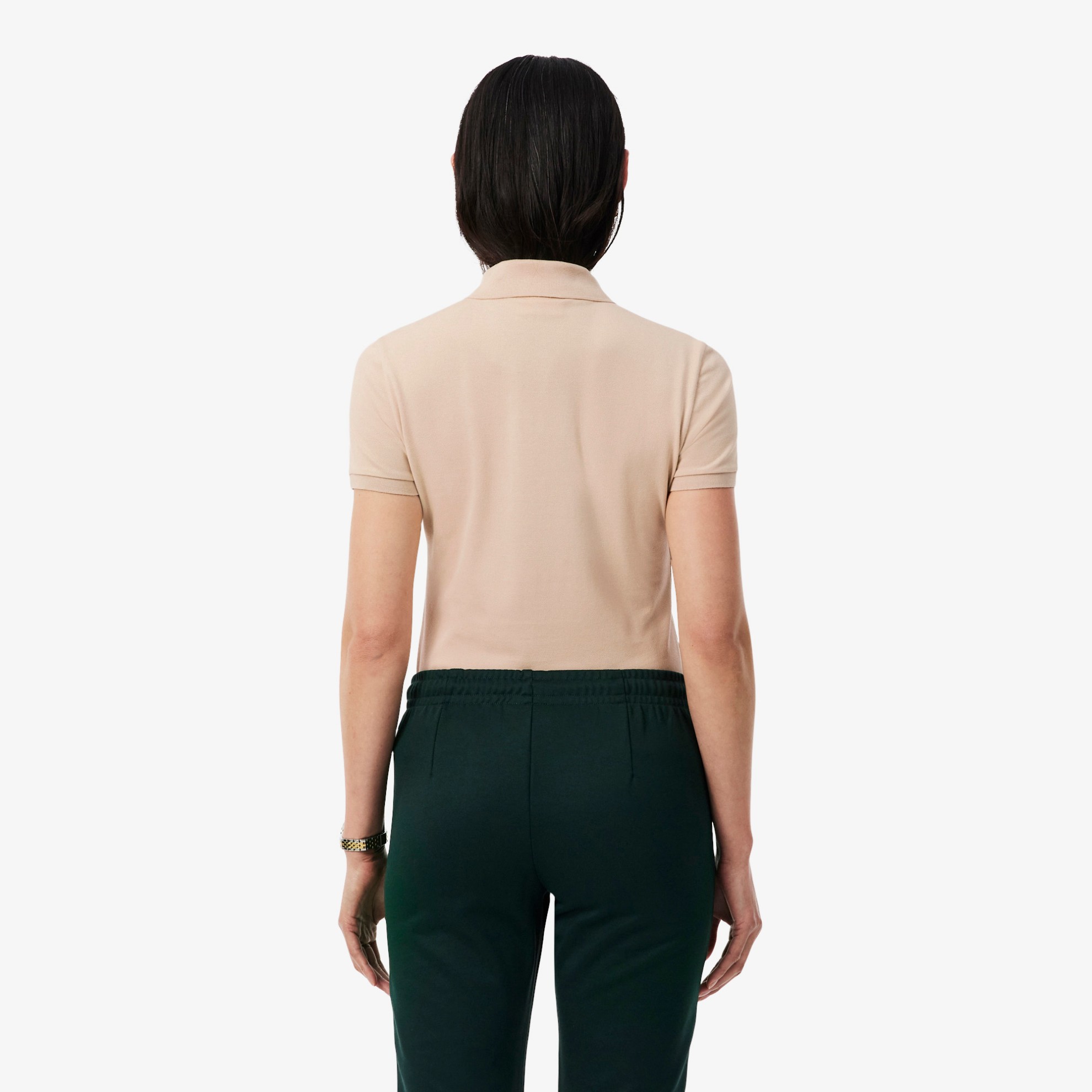 Εικόνα της Γυναικεία Stretch Cotton Piqué Polo Μπλούζα Slim Fit