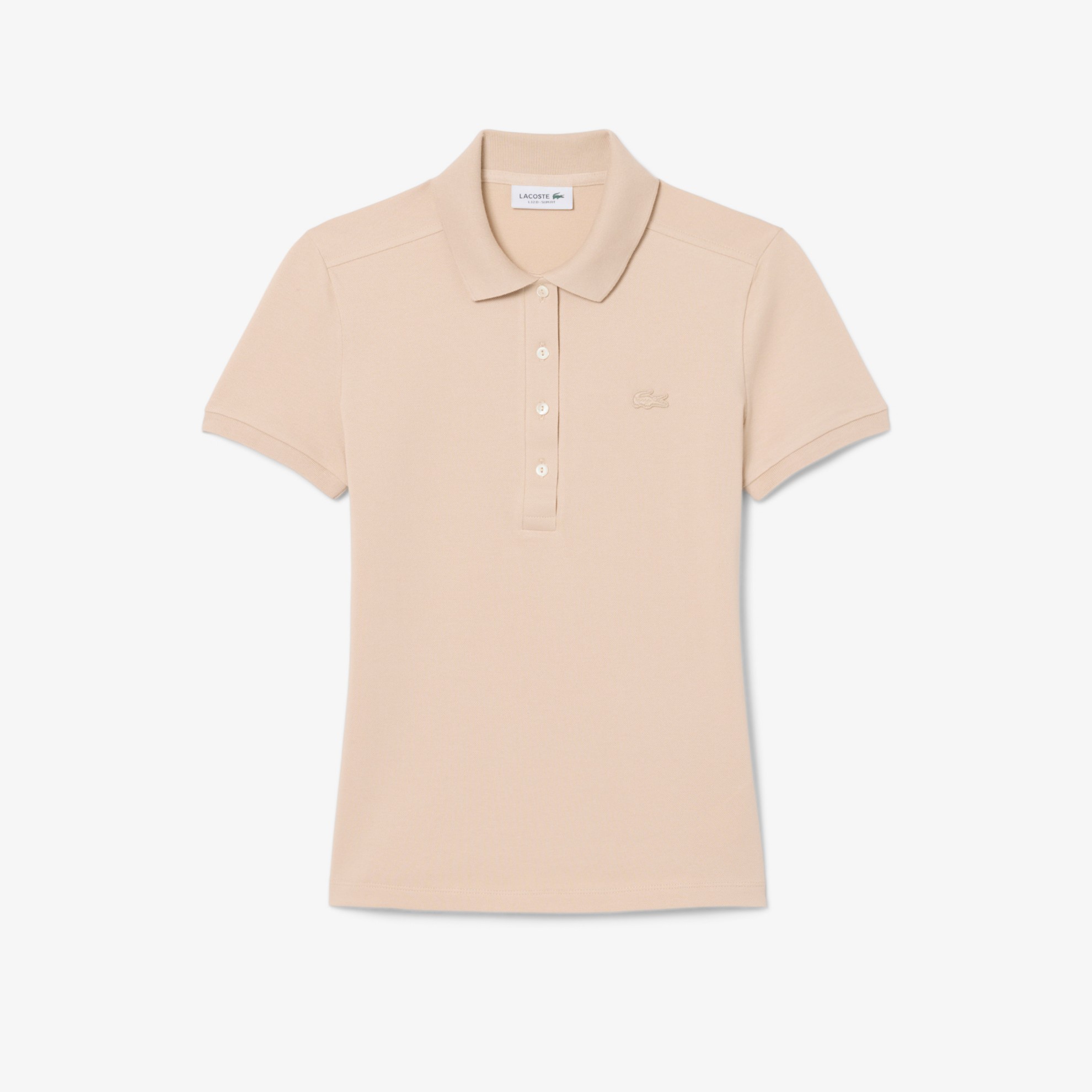 Εικόνα της Γυναικεία Stretch Cotton Piqué Polo Μπλούζα Slim Fit