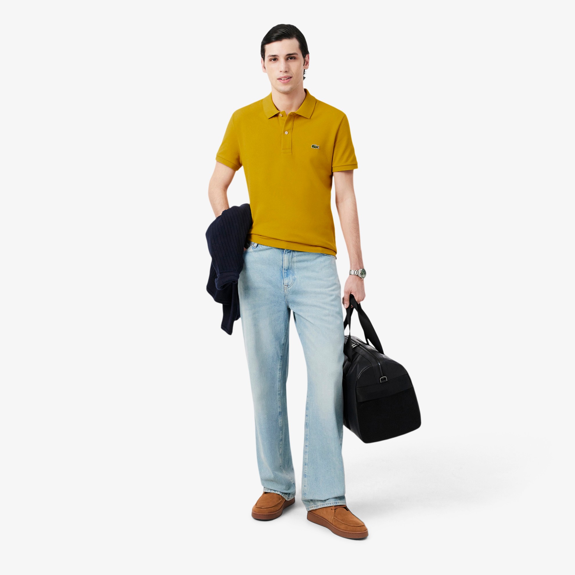 Εικόνα της Ανδρική Polo Μπλούζα Petit Pique Slim Fit