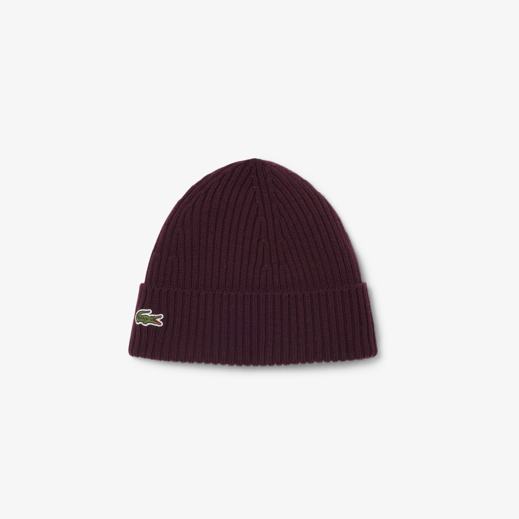 Εικόνα της Unisex Lacoste Ribbed Μάλλινος Σκούφος