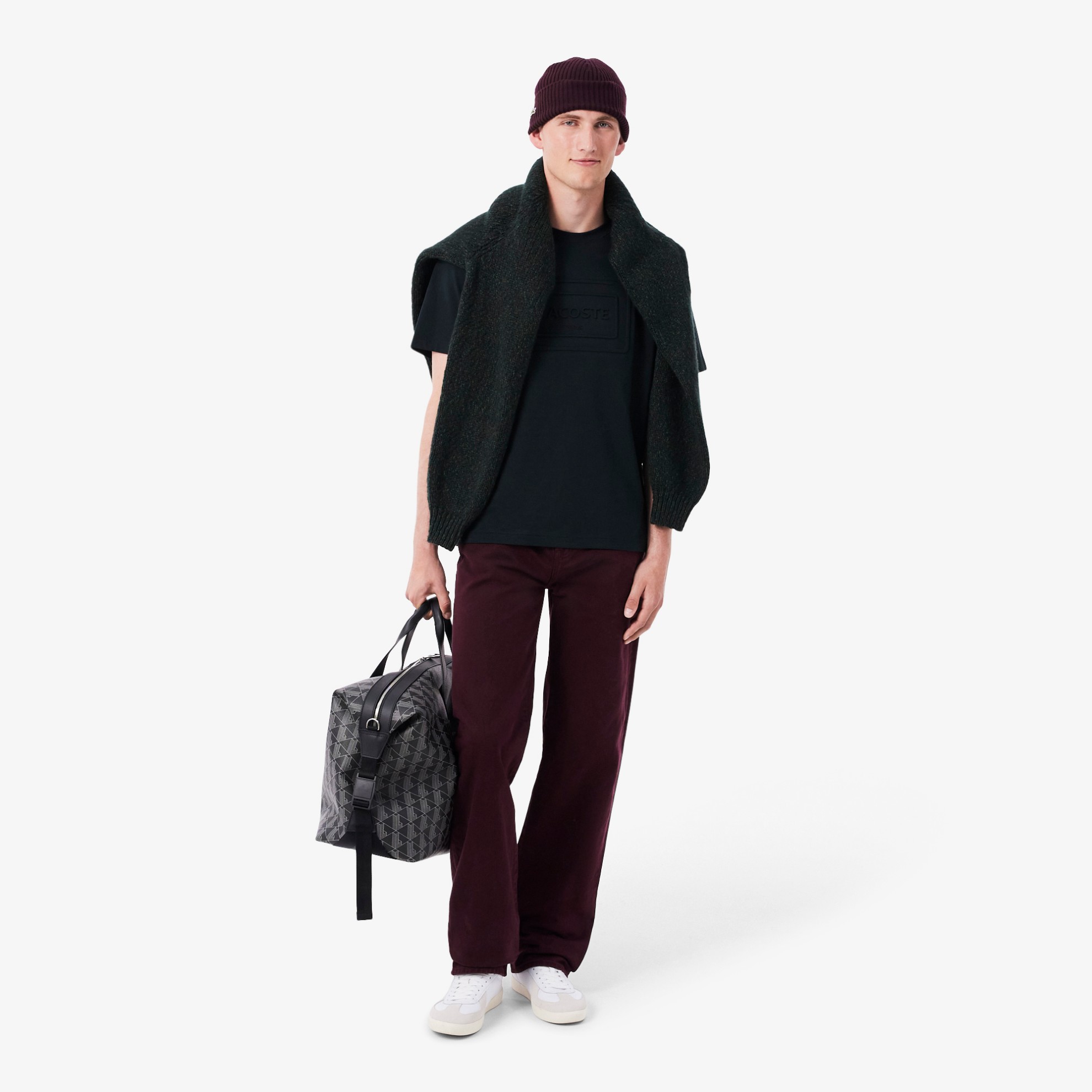 Εικόνα της Unisex Lacoste Ribbed Μάλλινος Σκούφος