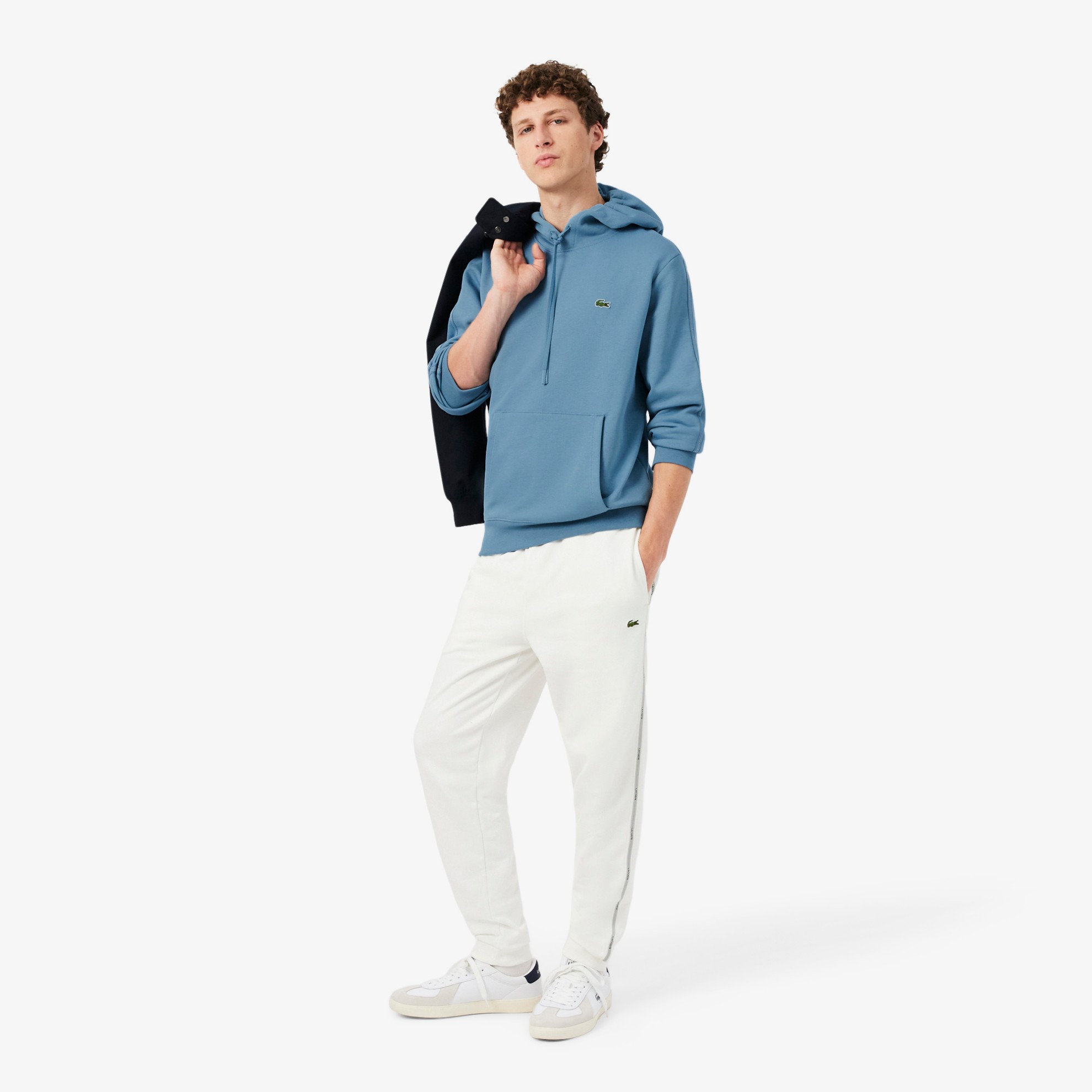 Εικόνα της Ανδρικό Logo Stripe Zipped Hoodie