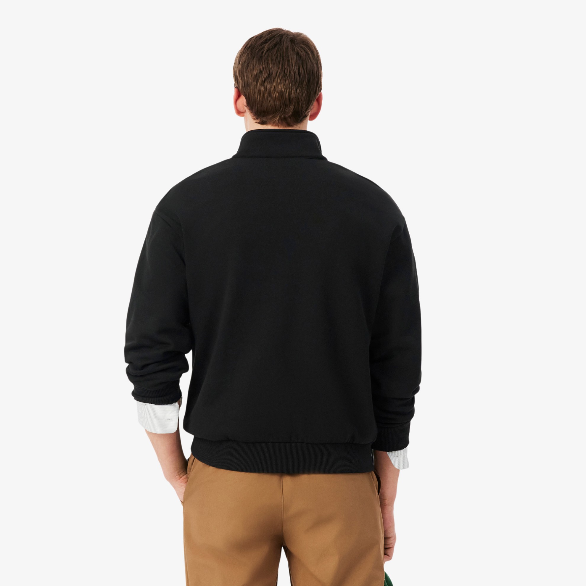 Εικόνα της Ανδρικό Fleece Zip Neck Φούτερ 