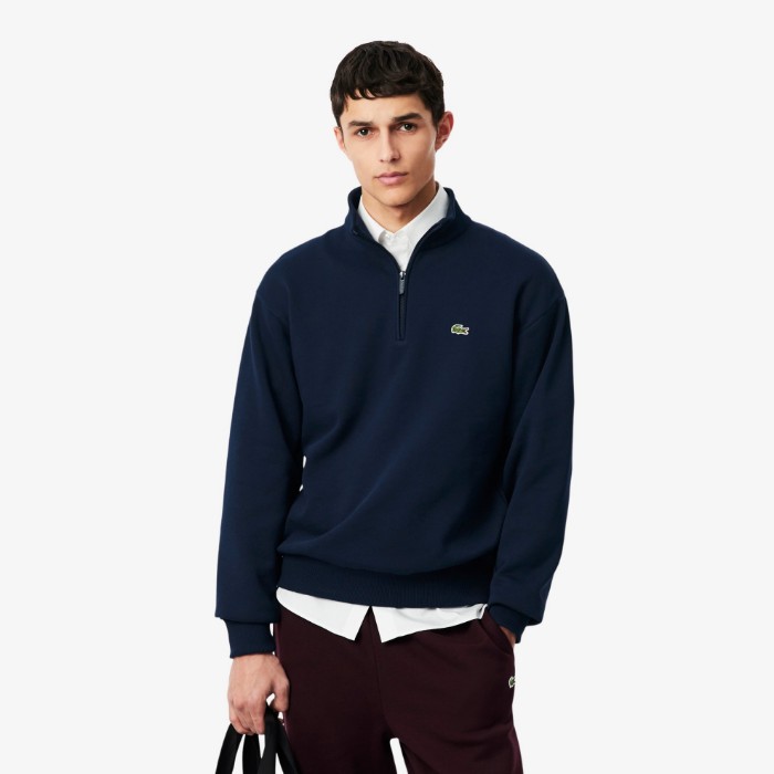 Εικόνα της Ανδρικό Fleece Zip Neck Φούτερ 
