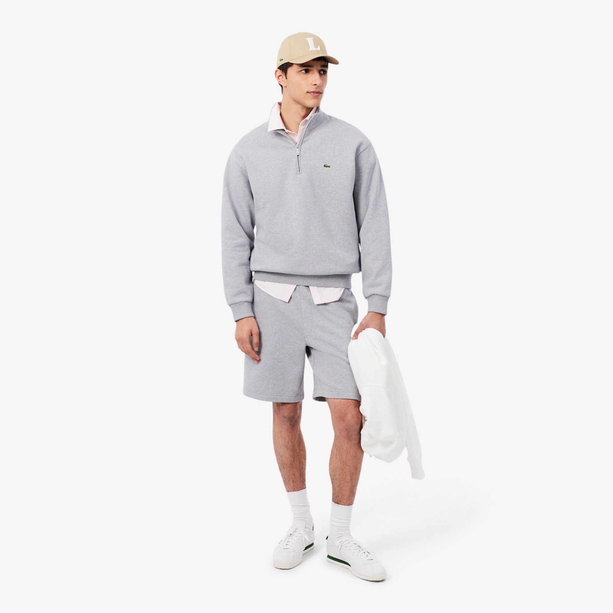 Εικόνα της Ανδρικό Fleece Zip Neck Φούτερ 