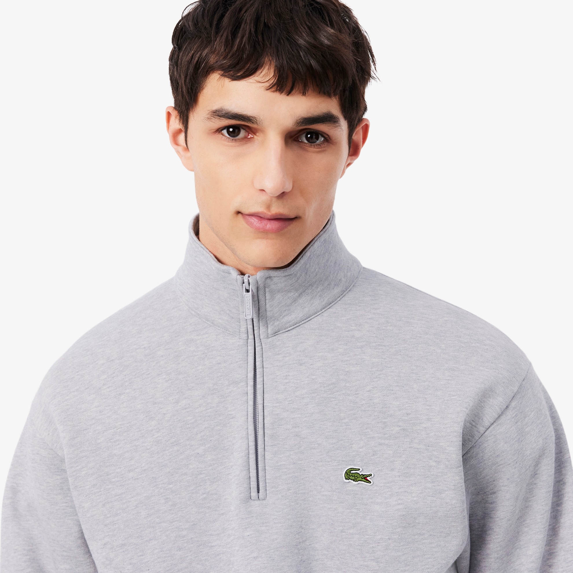 Εικόνα της Ανδρικό Fleece Zip Neck Φούτερ 