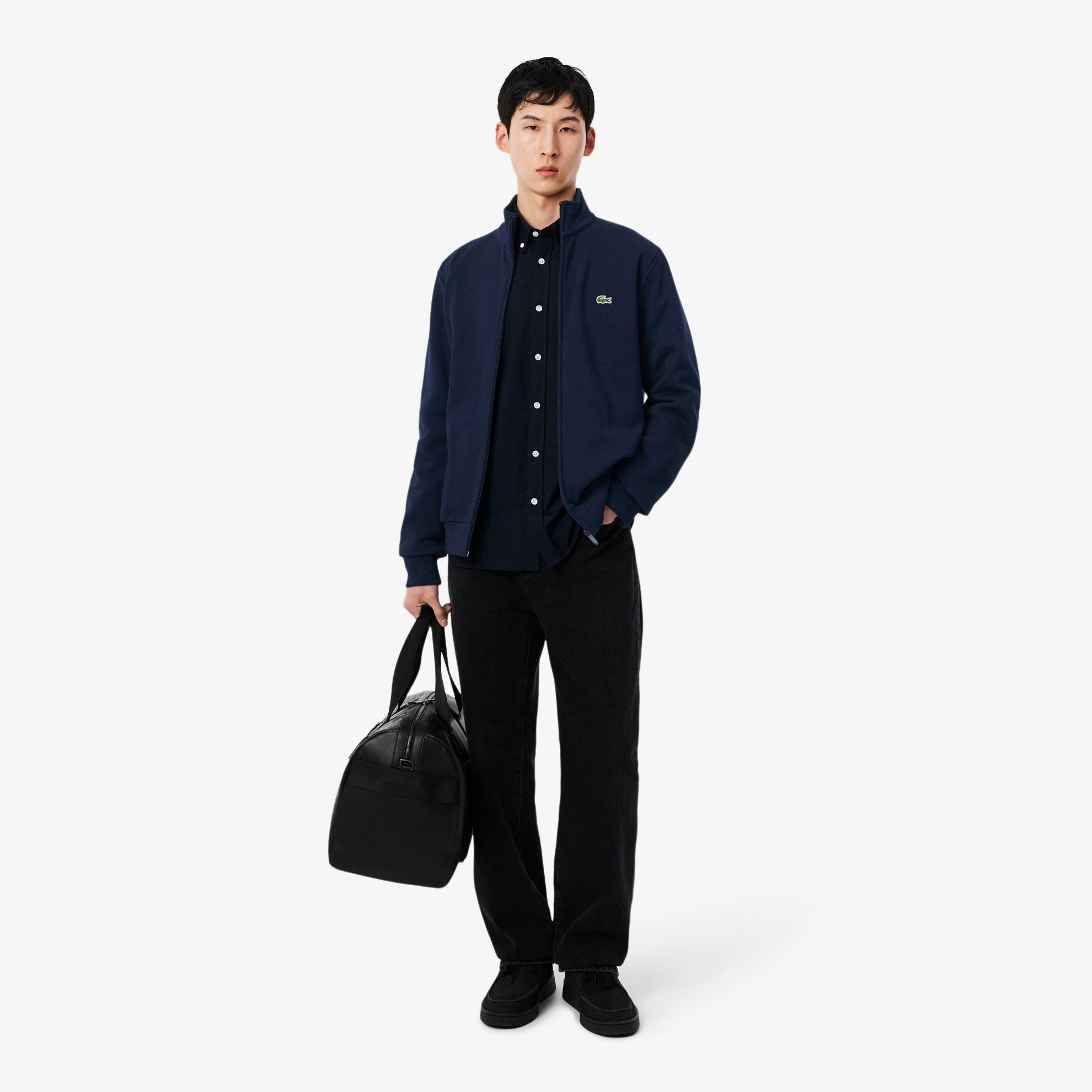 Εικόνα της Ανδρικό Zipped Fleece Φούτερ