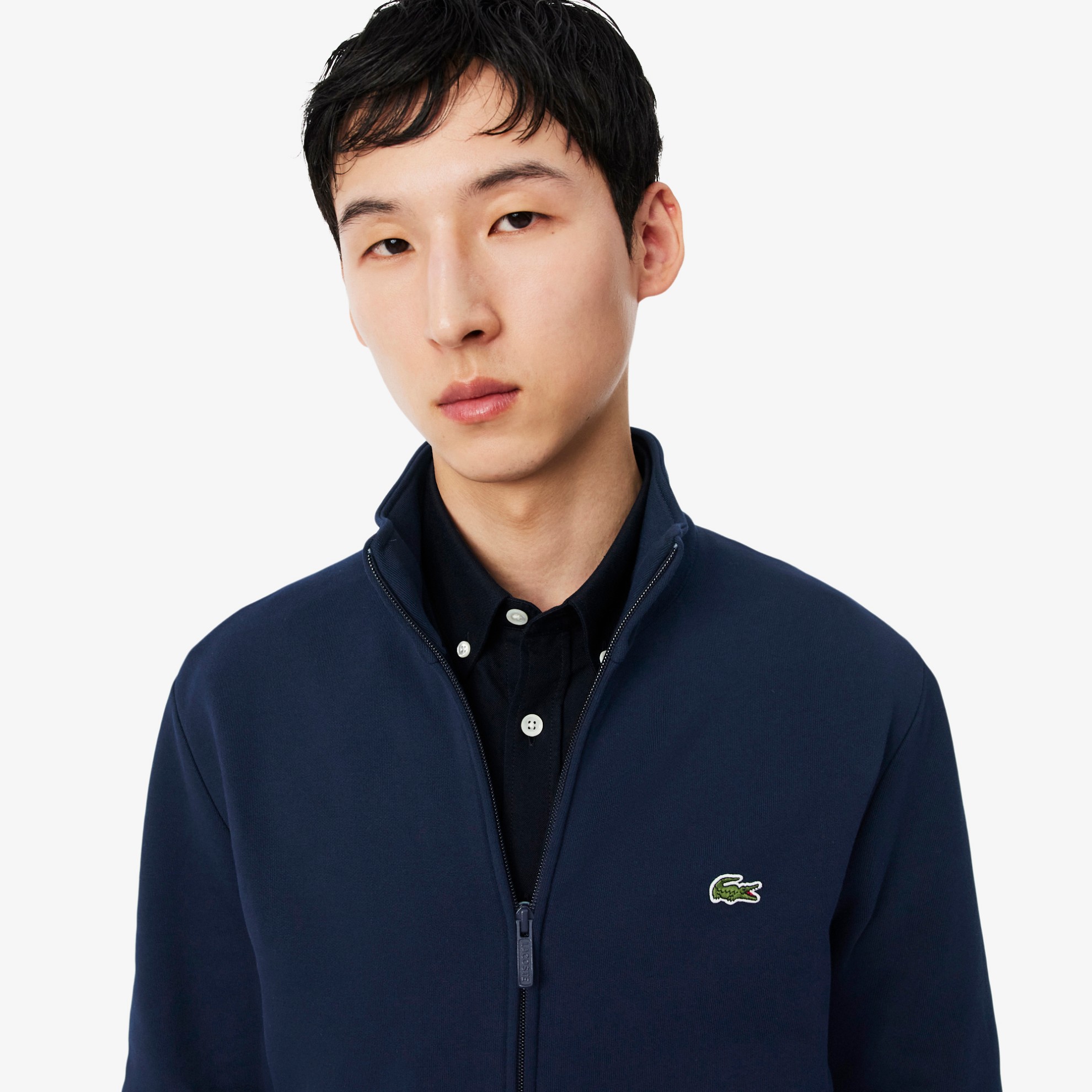 Εικόνα της Ανδρικό Zipped Fleece Φούτερ