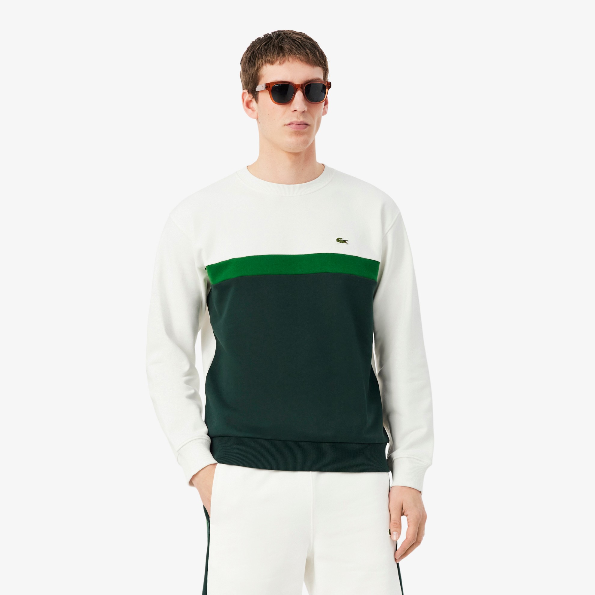 Εικόνα της Ανδρικό Colour-block Fleece Φούτερ 