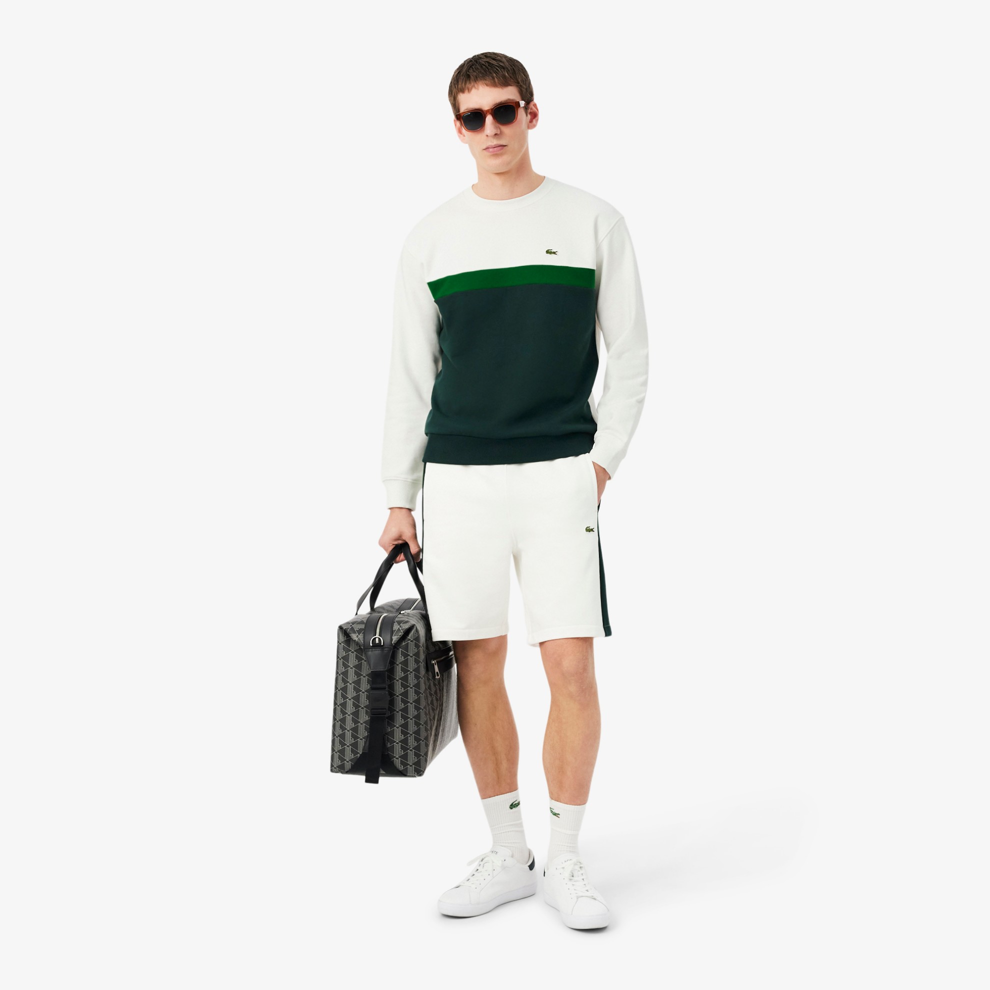 Εικόνα της Ανδρικό Colour-block Fleece Φούτερ 