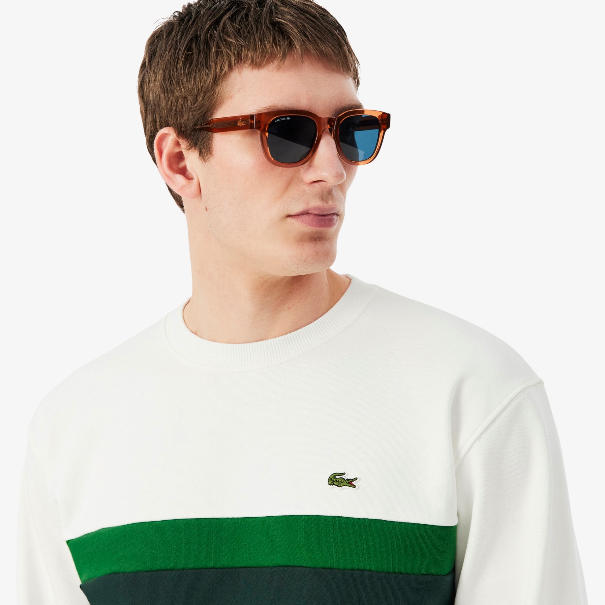 Εικόνα της Ανδρικό Colour-block Fleece Φούτερ 