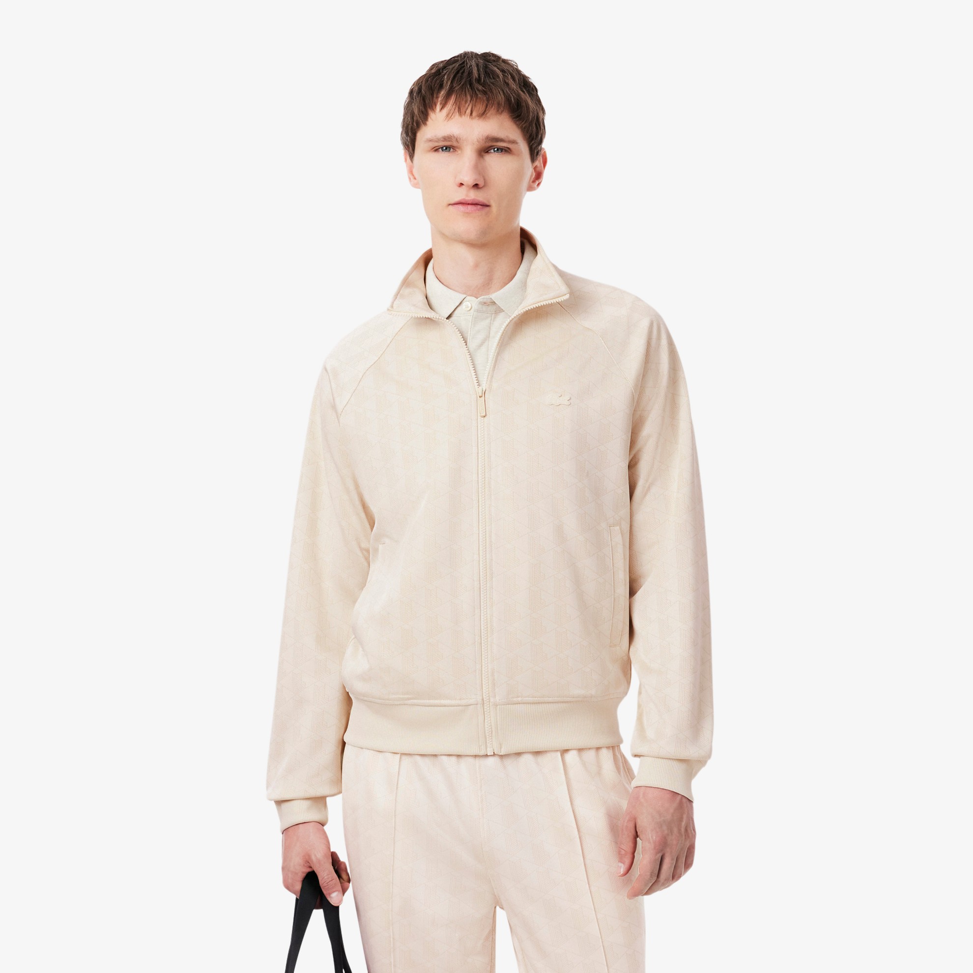 Εικόνα της Ανδρικό Monogram Jacquard Zipped Jacket