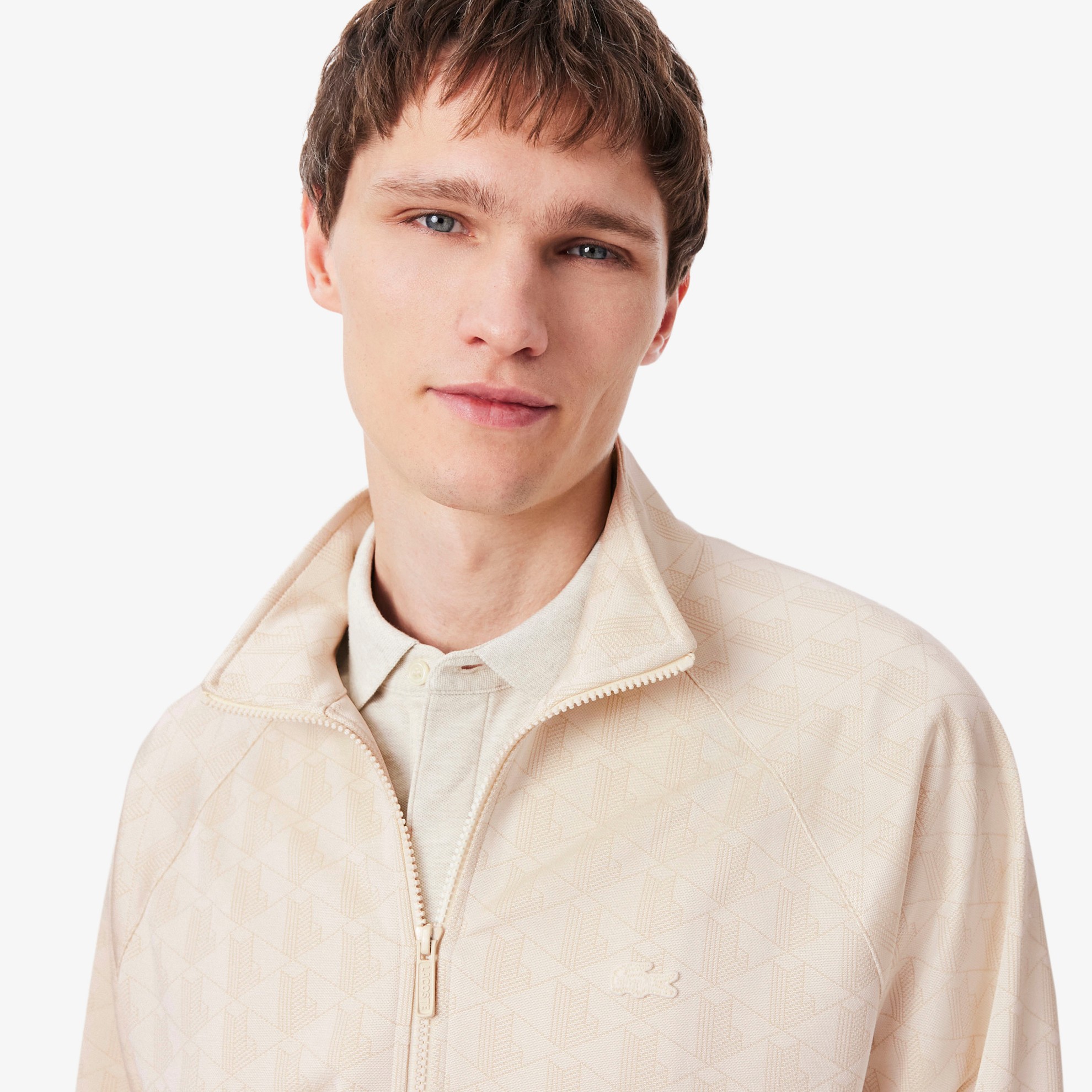Εικόνα της Ανδρικό Monogram Jacquard Zipped Jacket