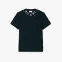 Ανδρικό Stretch Piqué Stripe Collar T-Shirt