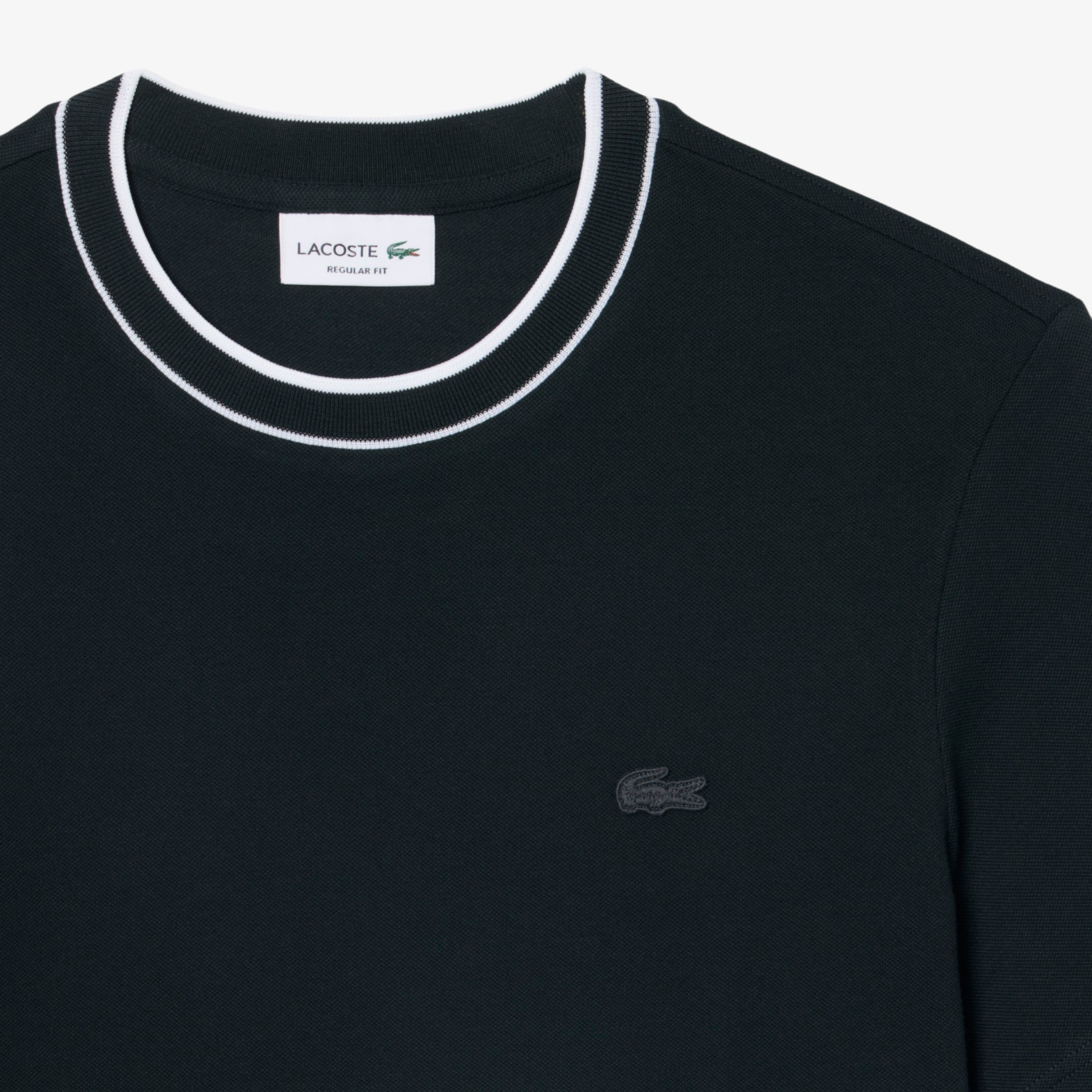 Εικόνα της Ανδρικό Stretch Piqué Stripe Collar T-Shirt