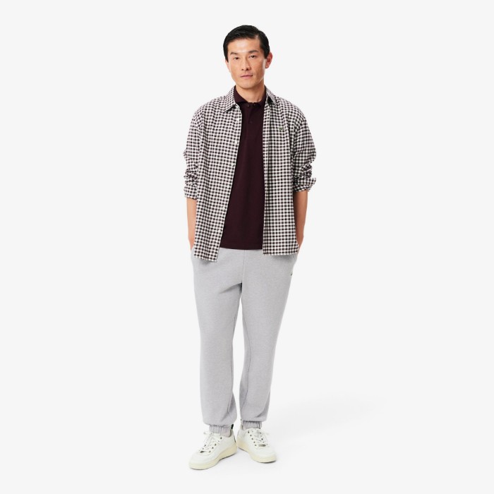 Εικόνα της Ανδρικό Regular Fit Fleece Παντελόνι Φόρμας 