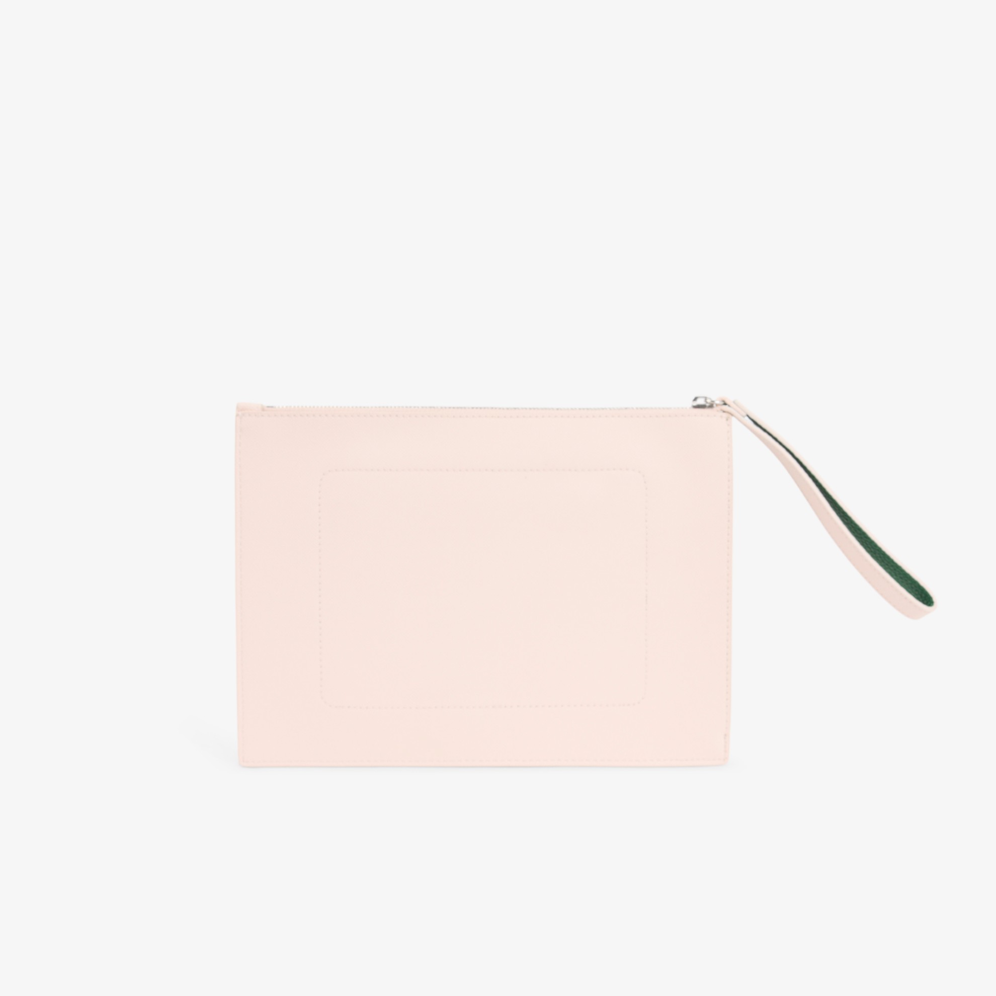 Εικόνα της Unisex Anna Coated Piqué Canvas Clutch με Φερμουάρ