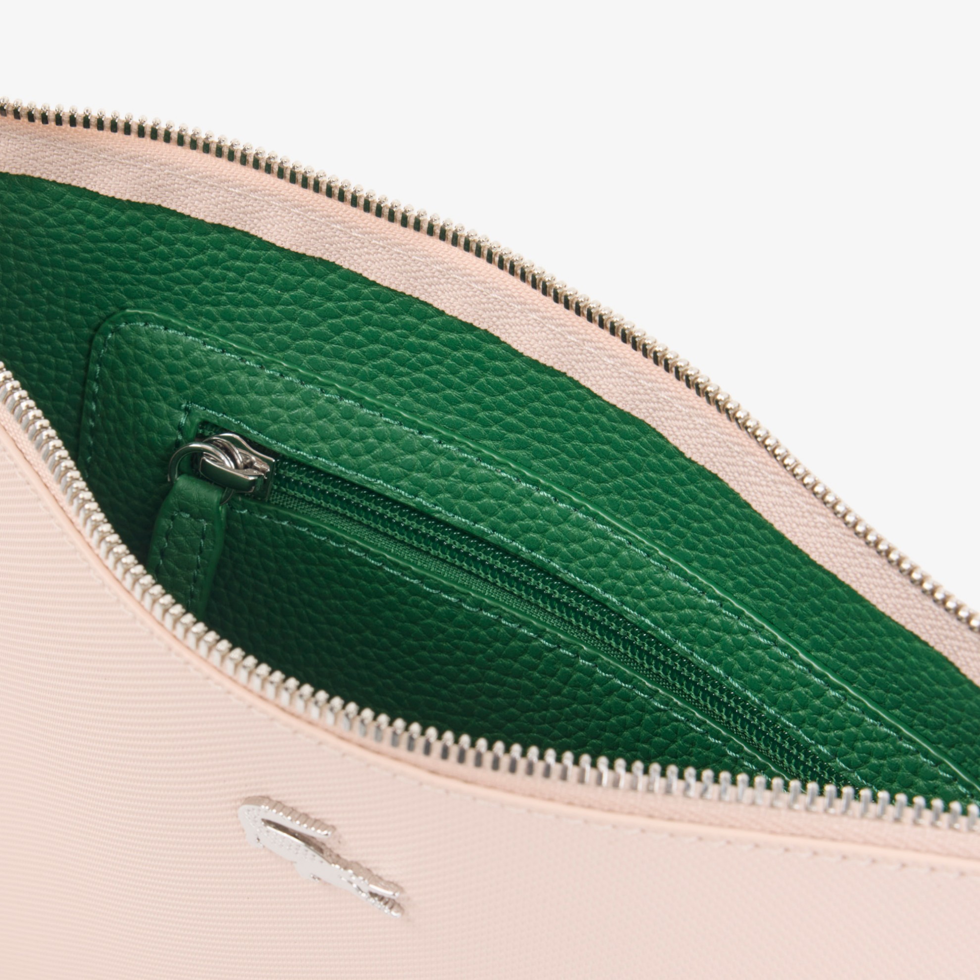 Εικόνα της Unisex Anna Coated Piqué Canvas Clutch με Φερμουάρ