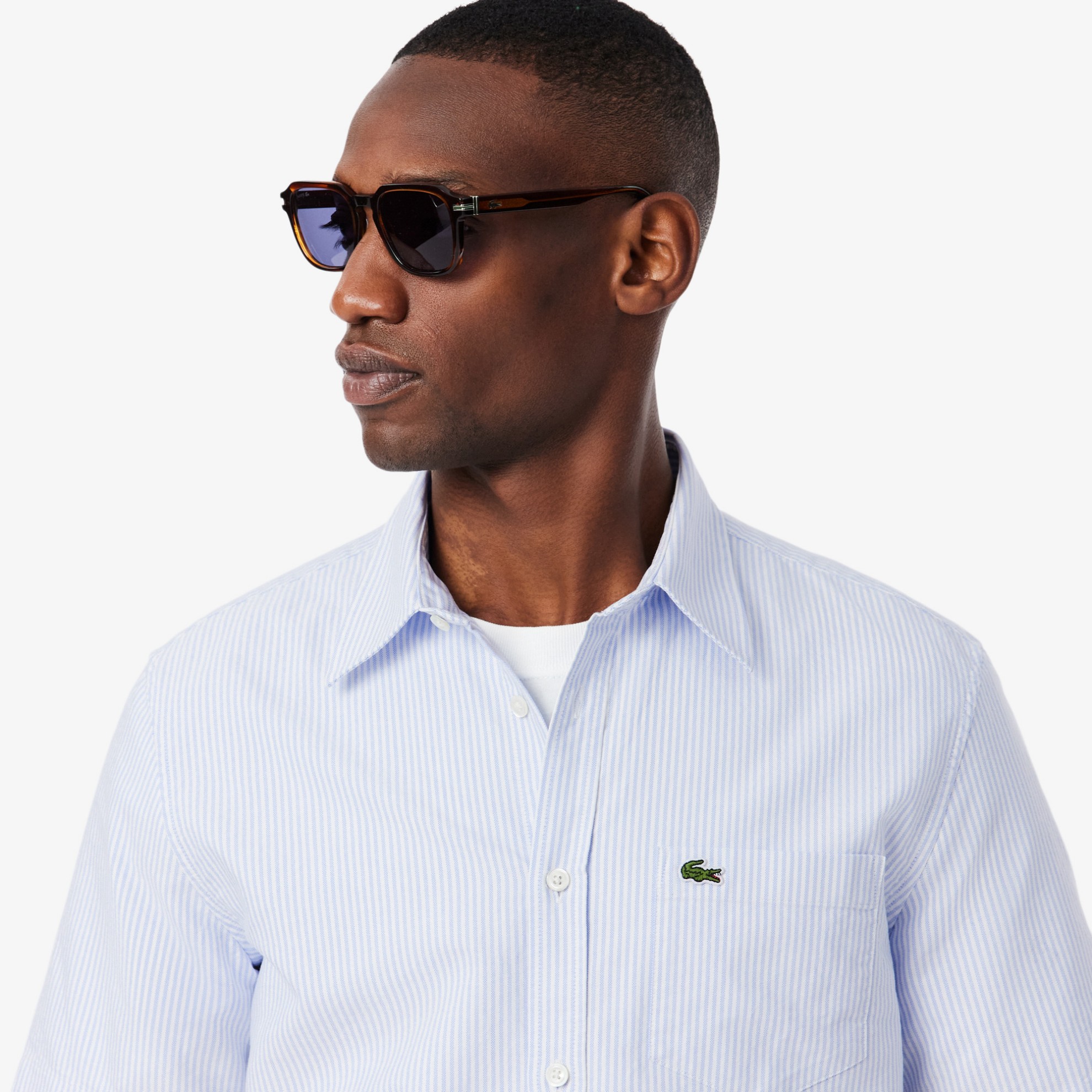 Εικόνα της Ανδρικό Κοντομάνικο Oxford Πουκάμισο Regular Fit 