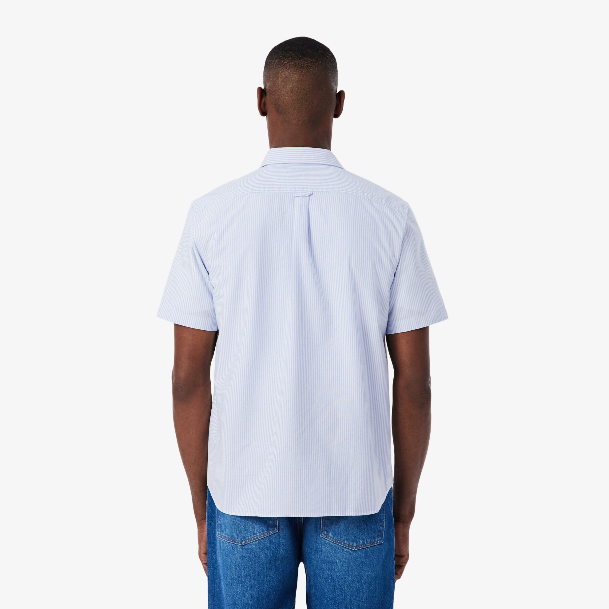 Εικόνα της Ανδρικό Κοντομάνικο Oxford Πουκάμισο Regular Fit 