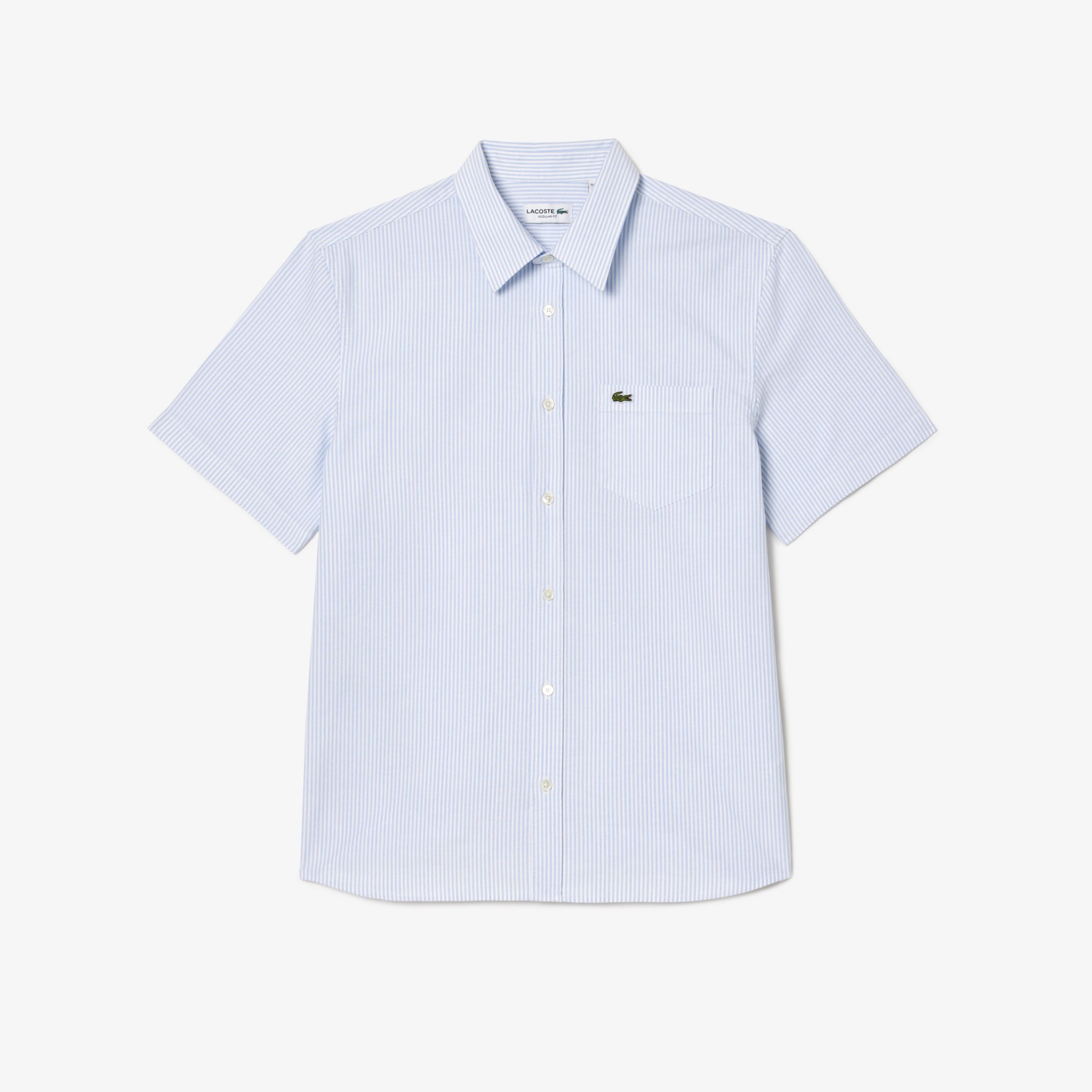 Εικόνα της Ανδρικό Κοντομάνικο Oxford Πουκάμισο Regular Fit 