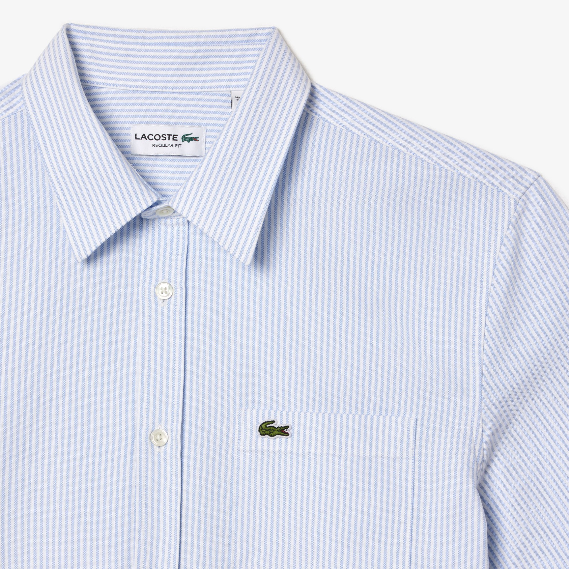 Εικόνα της Ανδρικό Κοντομάνικο Oxford Πουκάμισο Regular Fit 