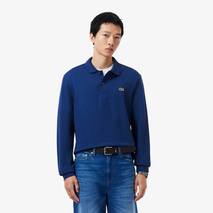 Εικόνα της Original L.12.12 Μακρυμάνικη Polo Μπλούζα