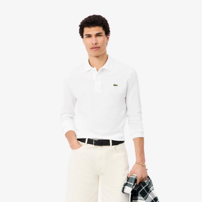 Εικόνα της Ανδρική Original L.12.12 Μακρυμάνικη Polo Μπλούζα Slim Fit