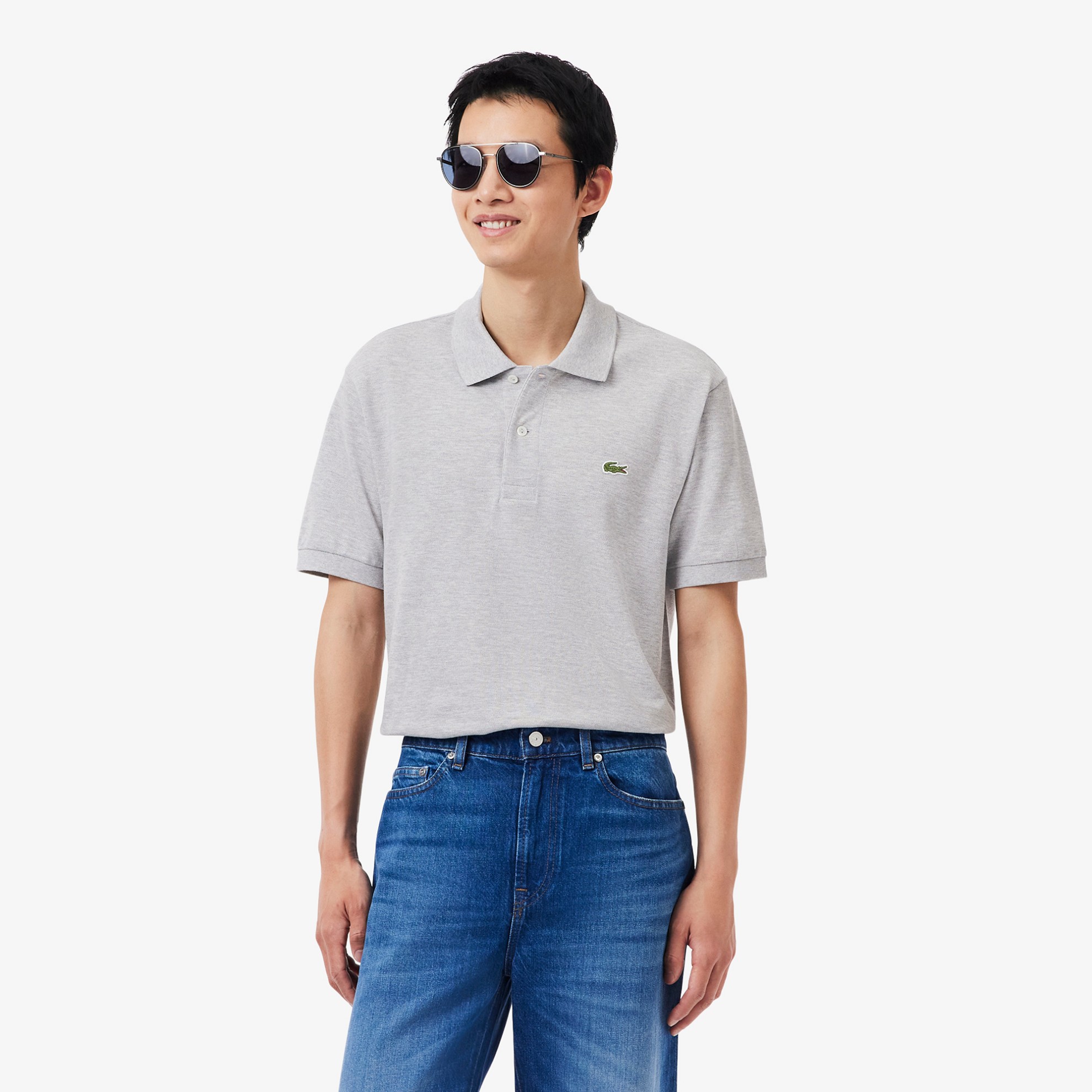 Εικόνα της Original L.12.12 Heathered Polo Μπλούζα