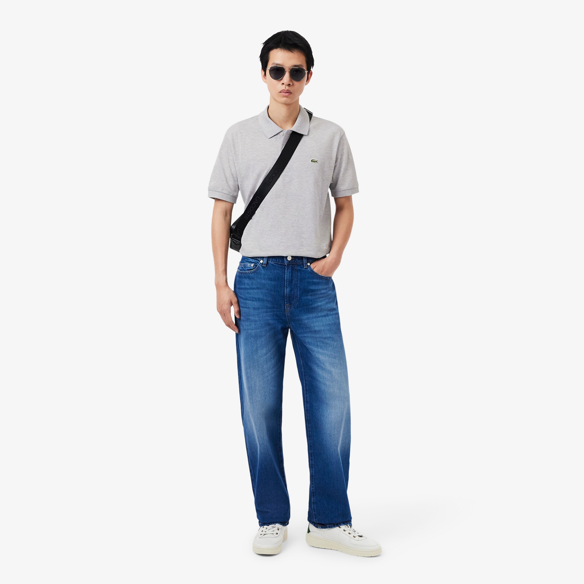 Εικόνα της Original L.12.12 Heathered Polo Μπλούζα