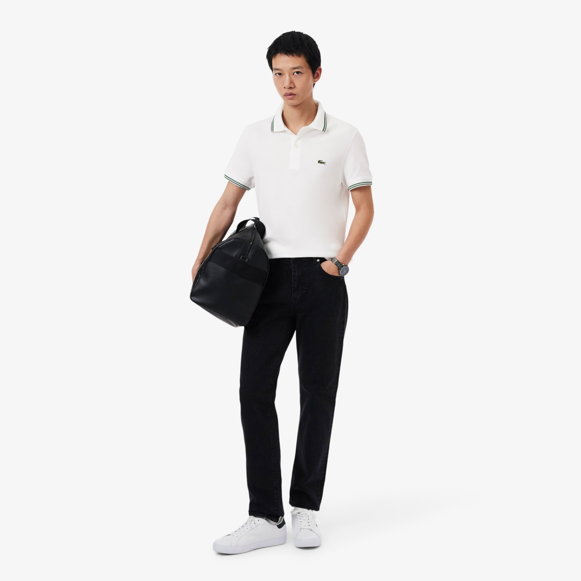 Εικόνα της Ανδρική Trim Accent L.12.12 Polo Μπλούζα Regular Fit 