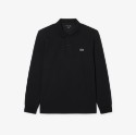 Ανδρική Μακρυμάνικη Cotton Blend Polo Μπλούζα Regular Fit 