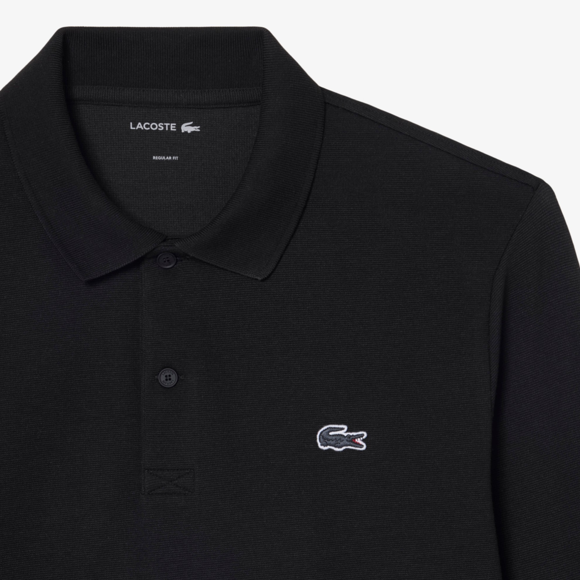 Εικόνα της Ανδρική Μακρυμάνικη Cotton Blend Polo Μπλούζα Regular Fit 
