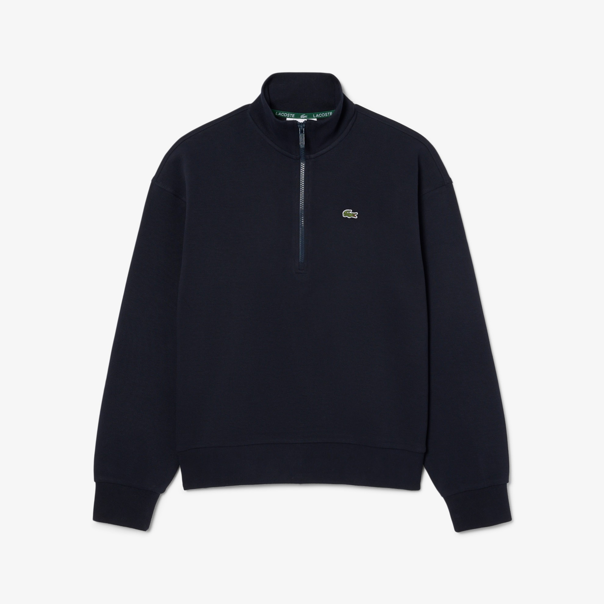Εικόνα της Γυναικείο Zip-Up Piqué Φούτερ 