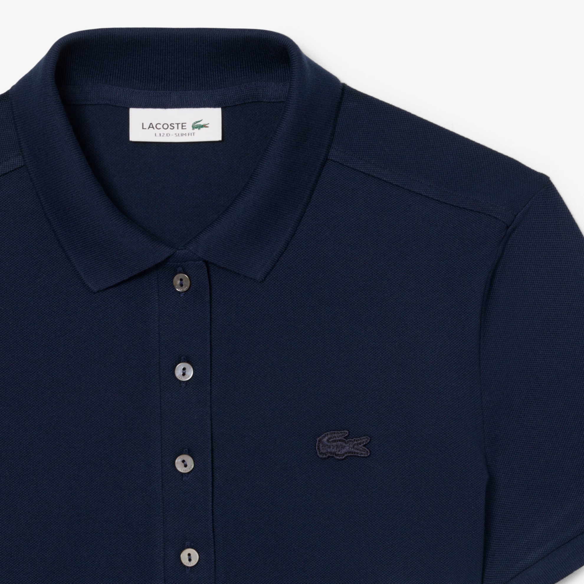 Εικόνα της Γυναικεία Stretch Cotton Piqué Polo Μπλούζα Slim Fit