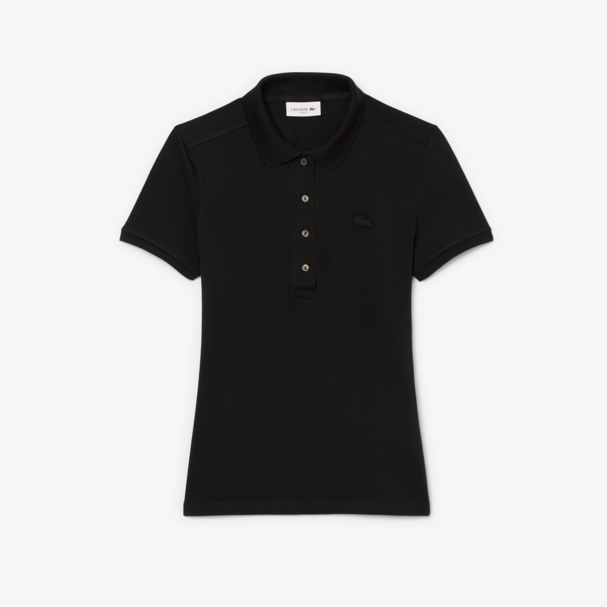 Εικόνα της Γυναικεία Stretch Cotton Piqué Polo Μπλούζα Slim Fit