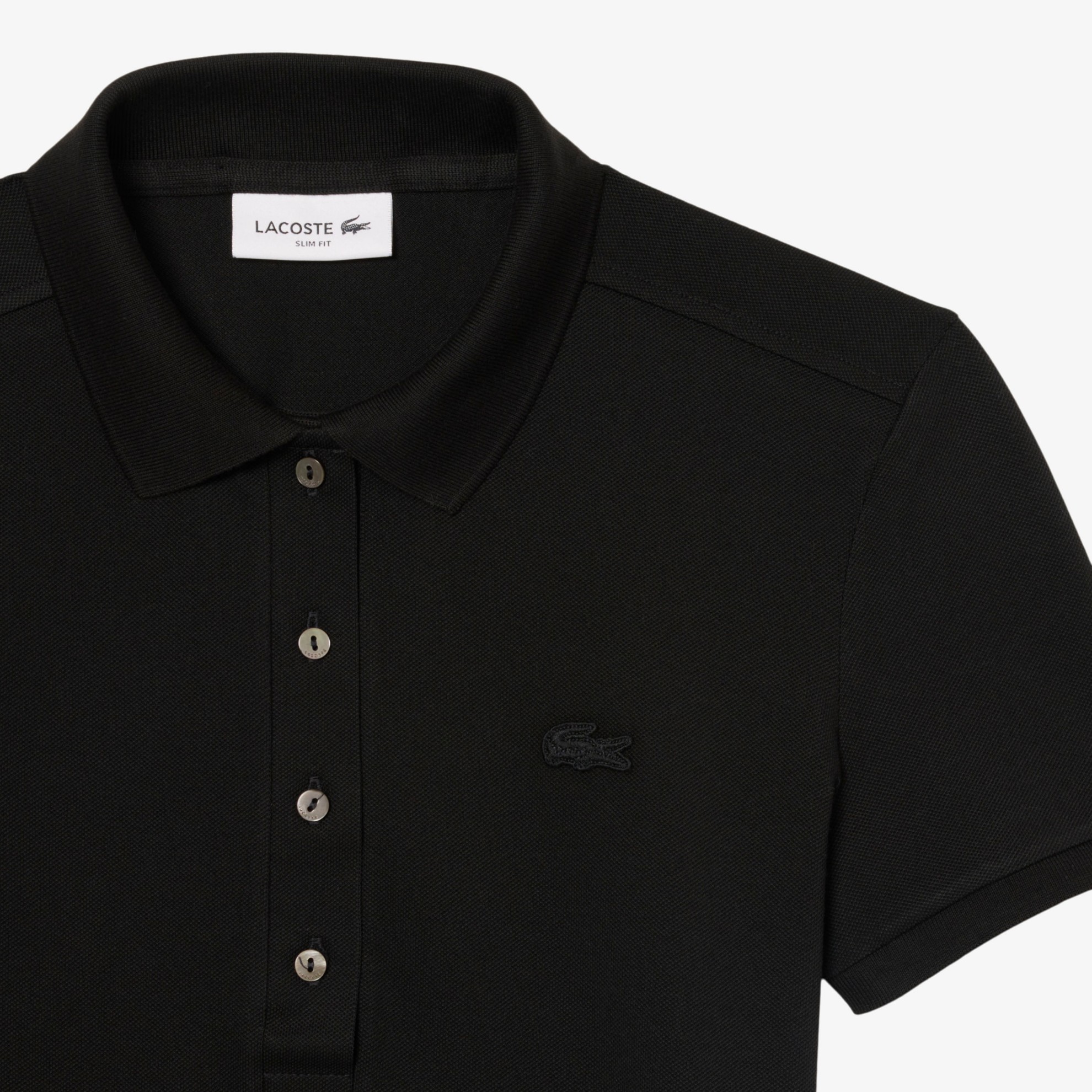 Εικόνα της Γυναικεία Stretch Cotton Piqué Polo Μπλούζα Slim Fit