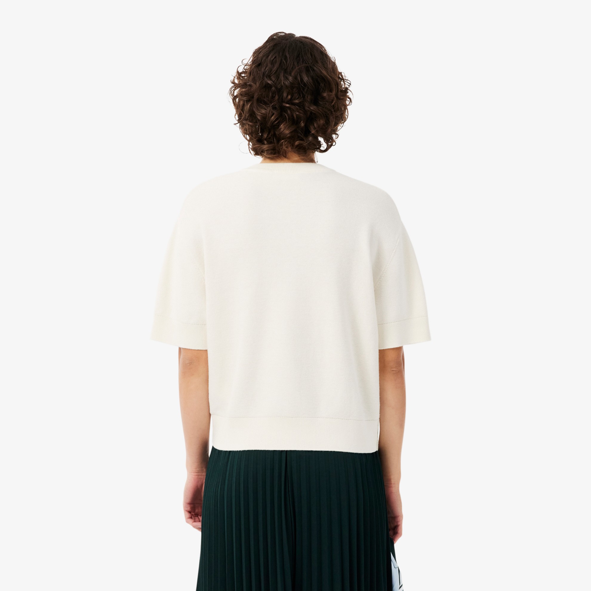 Εικόνα της Γυναικείο Cotton and Wool Blend Moss Stitch Cardigan
