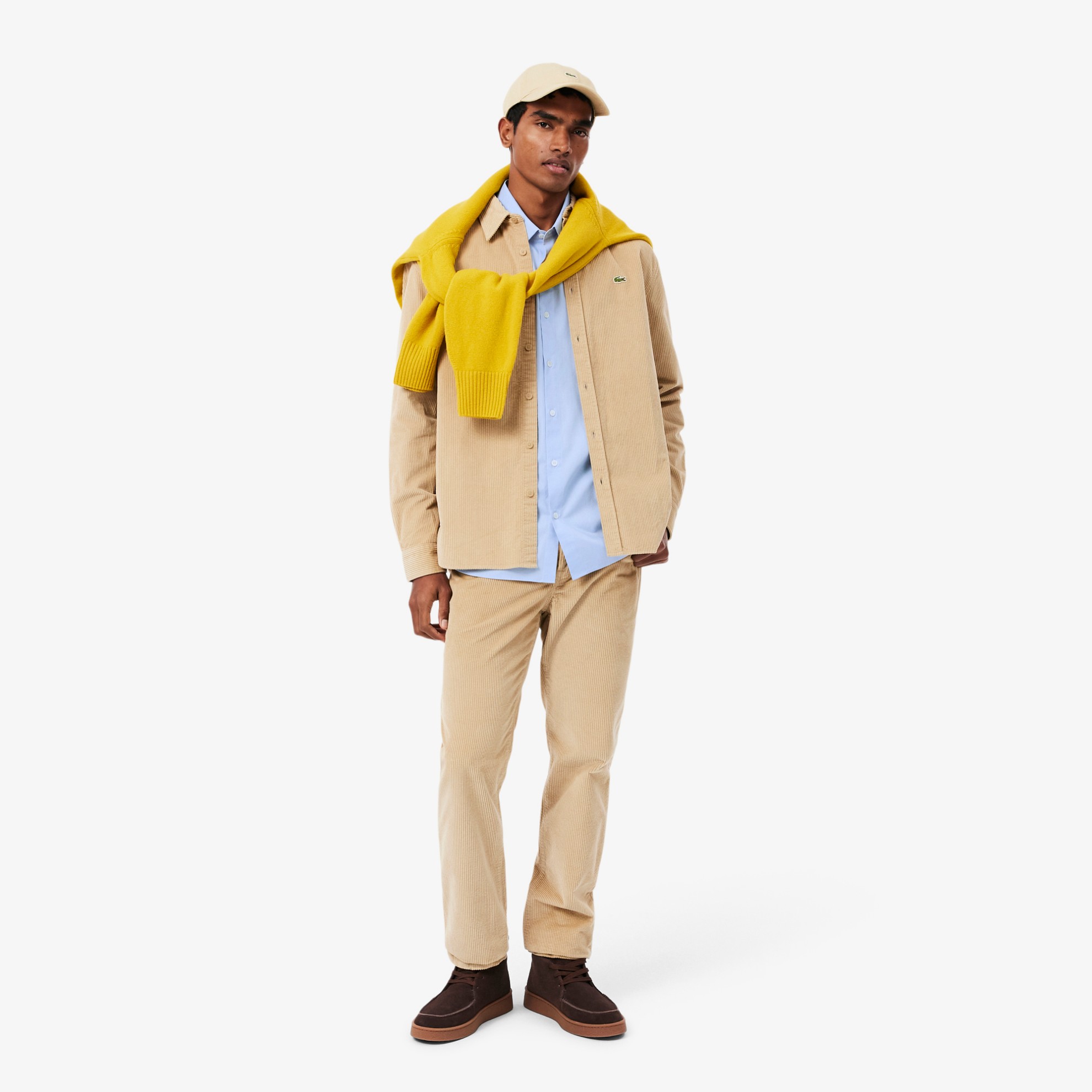 Εικόνα της Ανδρικό Textured Βαμβακερό Πουκάμισο Regular Fit 
