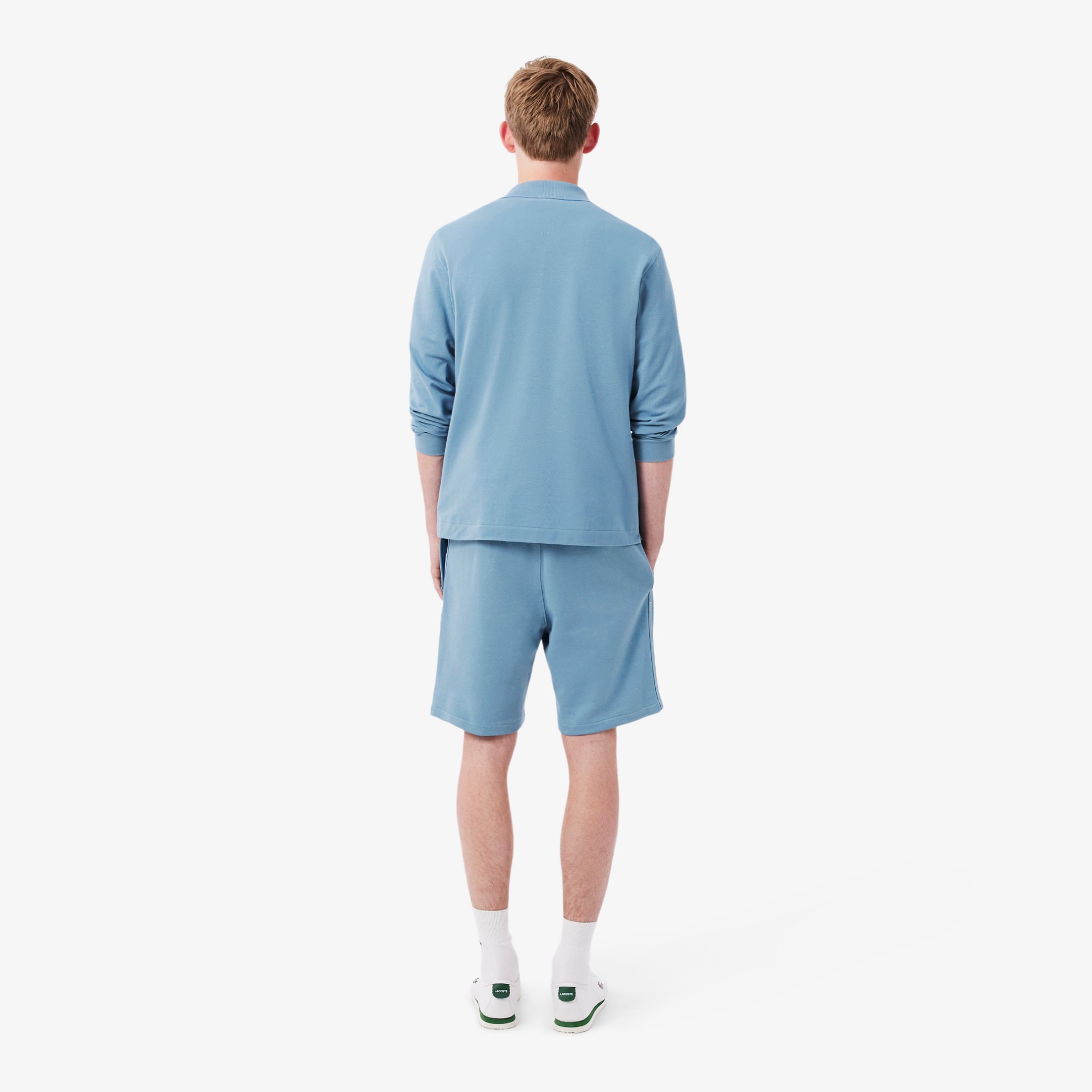 Εικόνα της Ανδρικό Logo Stripe Fleece Σορτς Regular Fit 