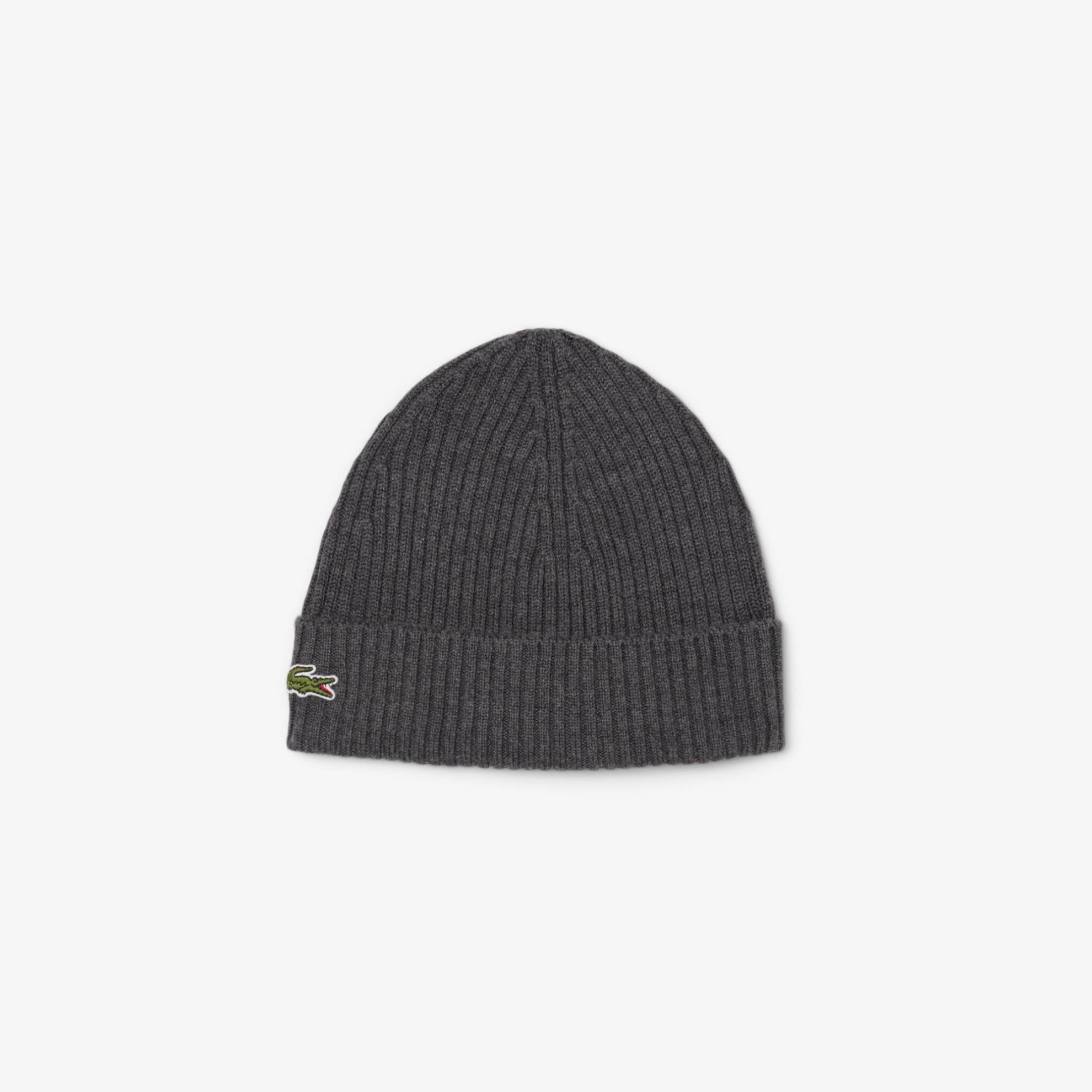 Εικόνα της Unisex Lacoste Ribbed Μάλλινος Σκούφος